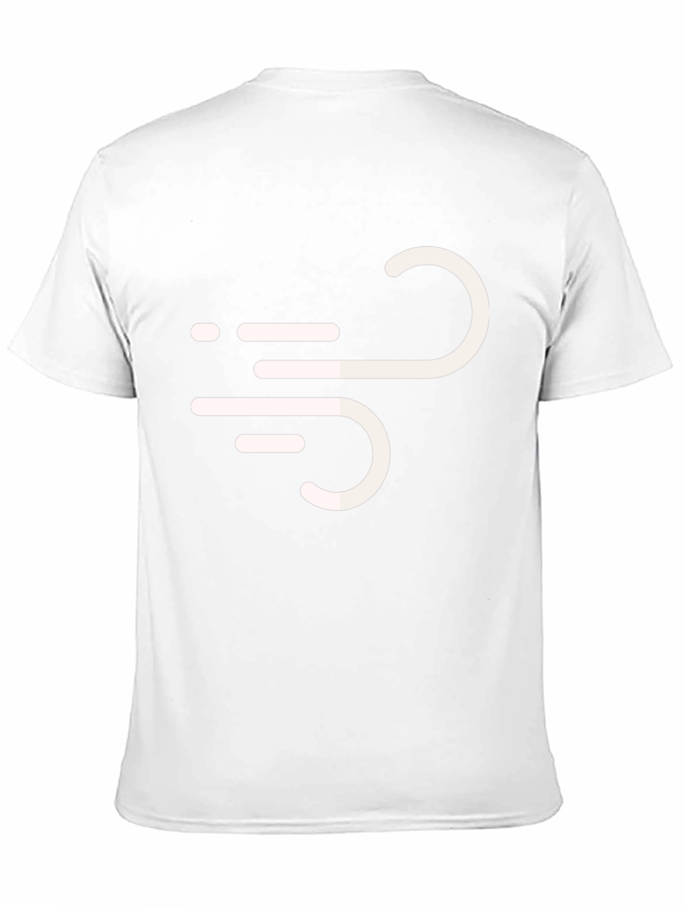 Stylish Black Tee with Wind Symbol
