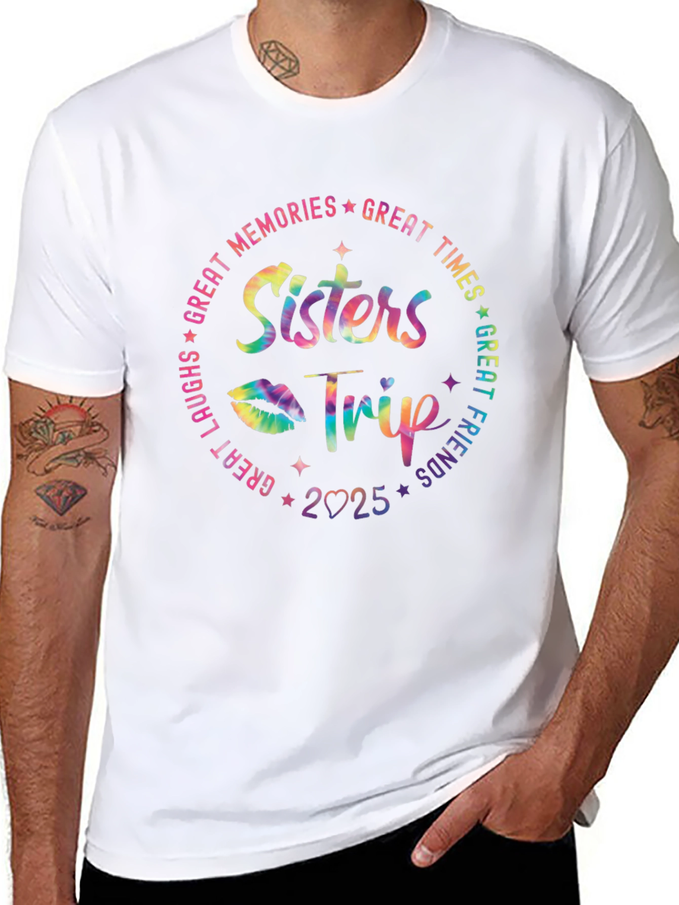 Sisters Trip 2025 T-Shirt - Great Memories Tee