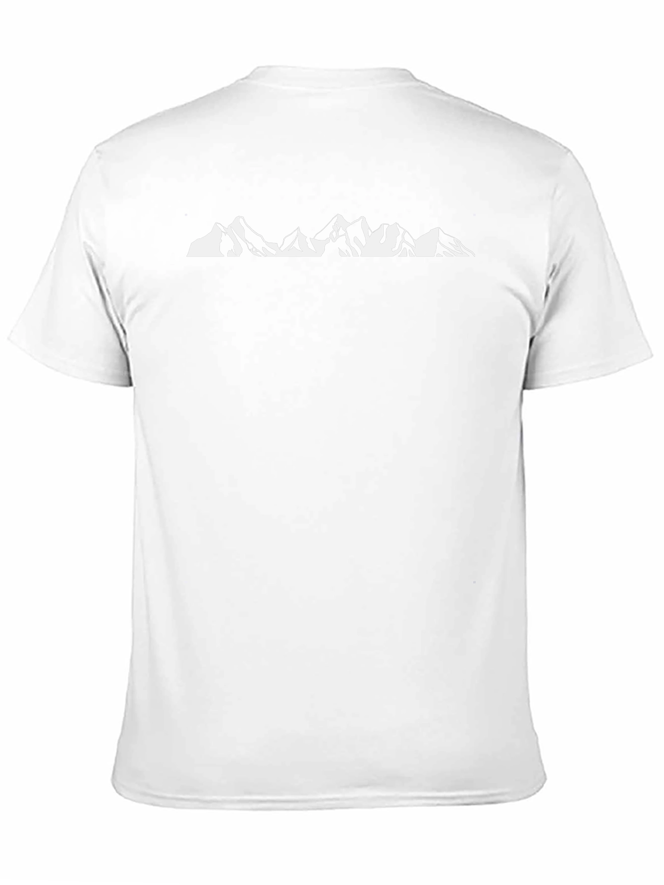 Mountain Graphic Black Crew Neck T-Shirt