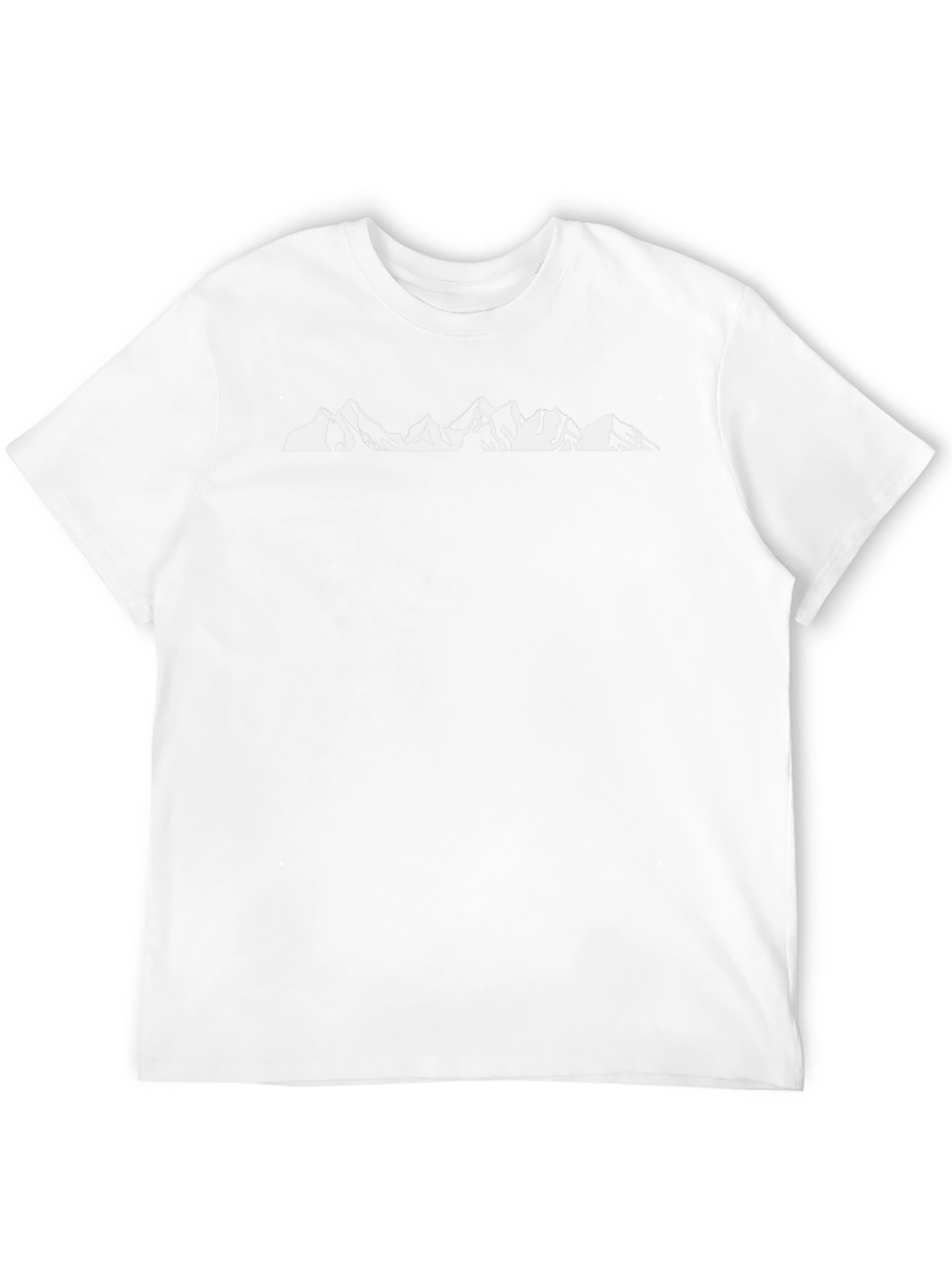 Mountain Graphic Black Crew Neck T-Shirt