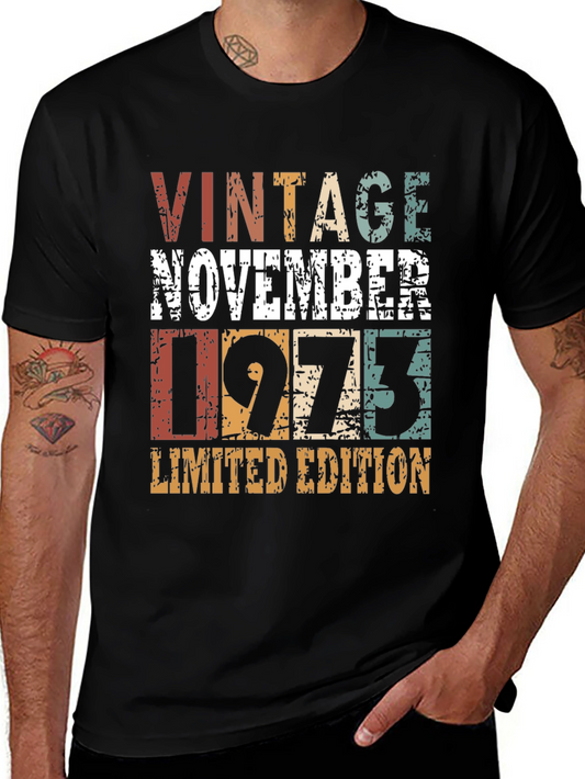 Vintage November 1973 Limited Edition T-Shirt