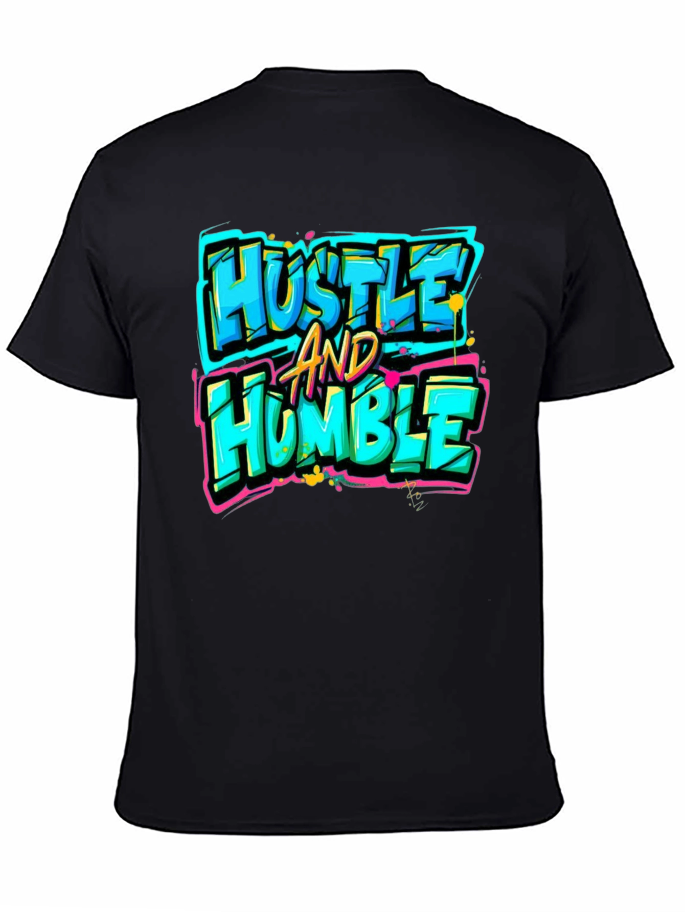 Hustle & Humble Graphic T-Shirt - Streetwear Style