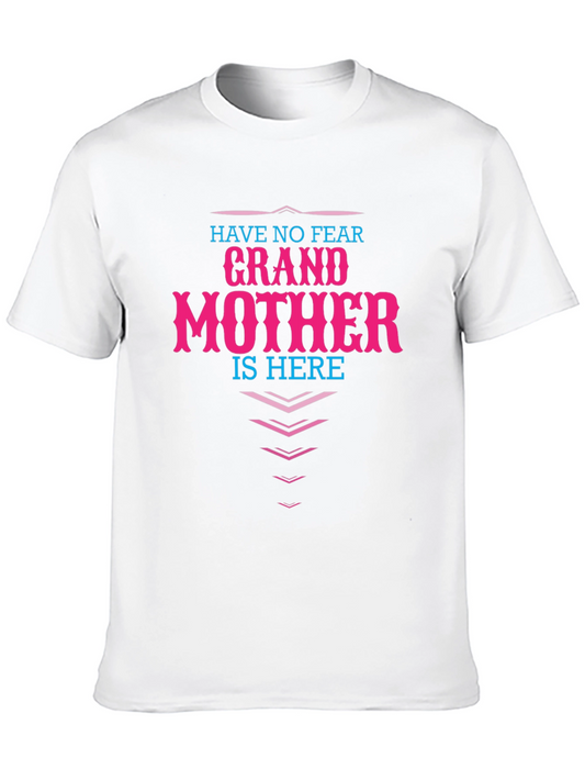 Grandmother Here T-Shirt - Novelty Family Apparel