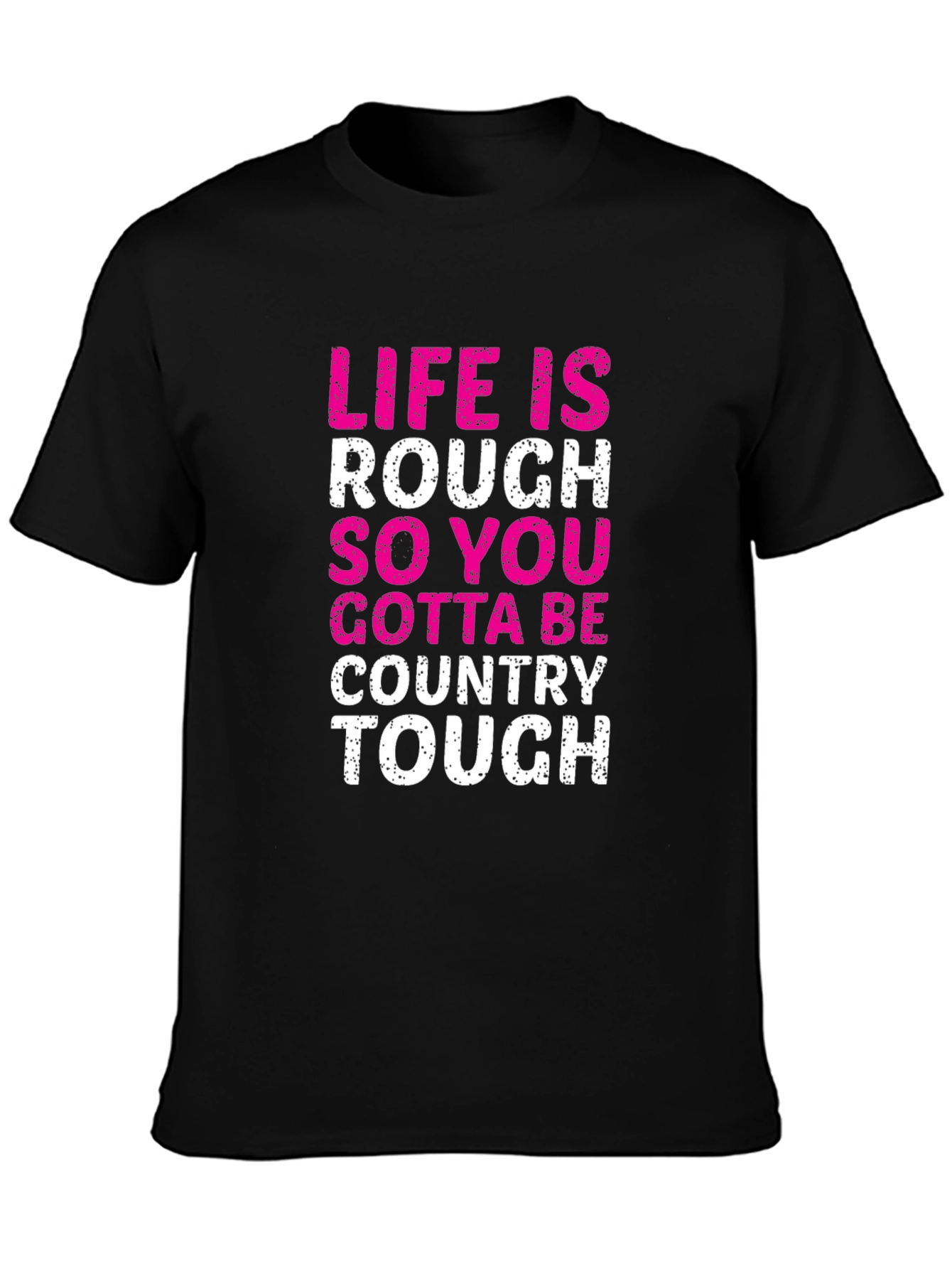 Country Tough Graphic Tee - Mens Black T-Shirt
