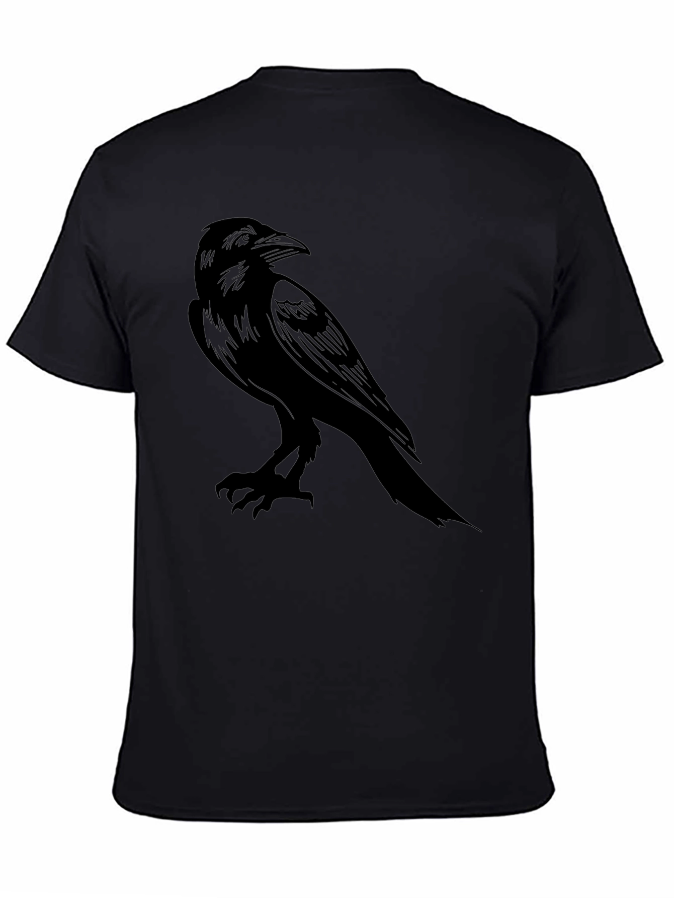 Raven Graphic Tee - Mens Black T-Shirt