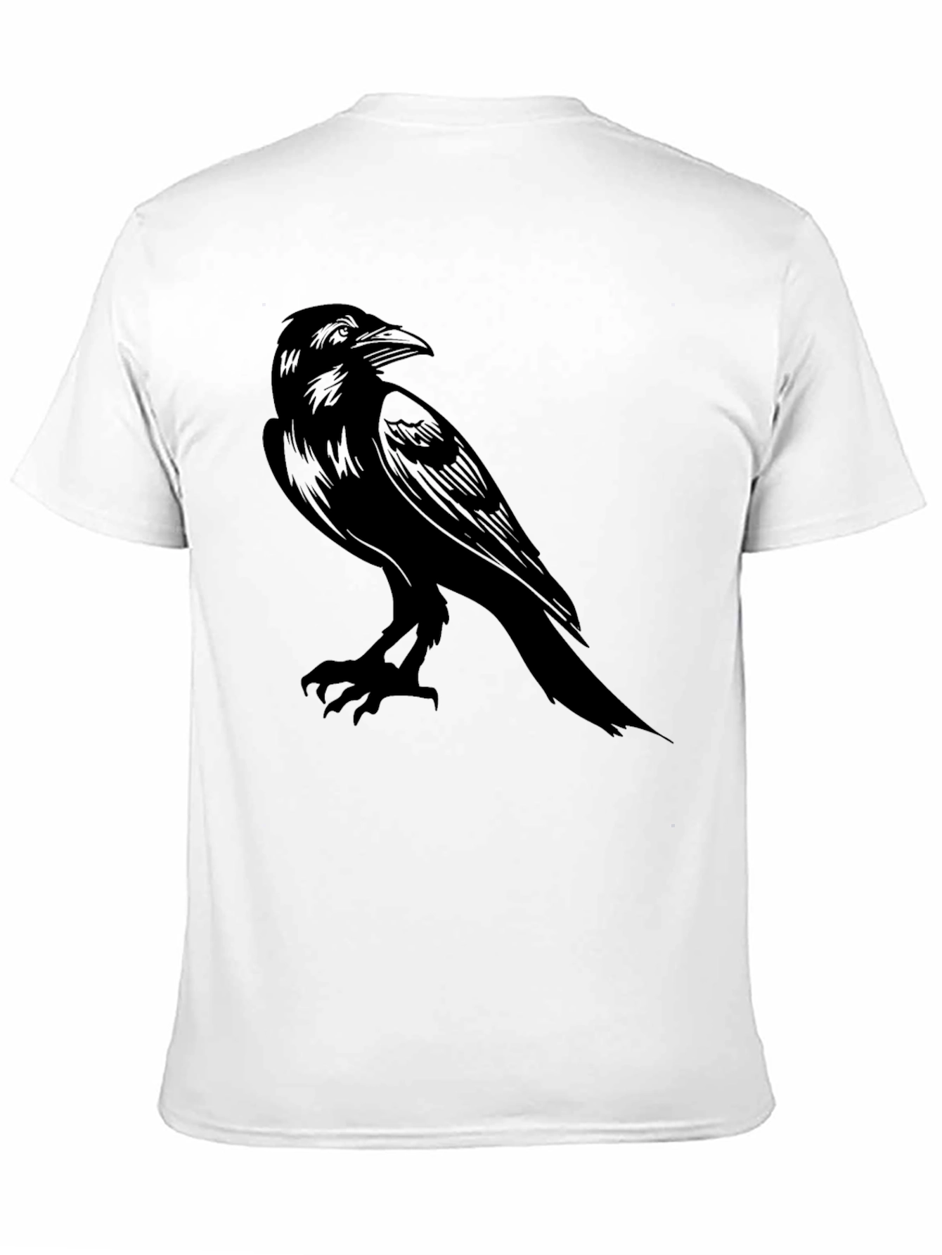 Raven Graphic Tee - Mens Black T-Shirt