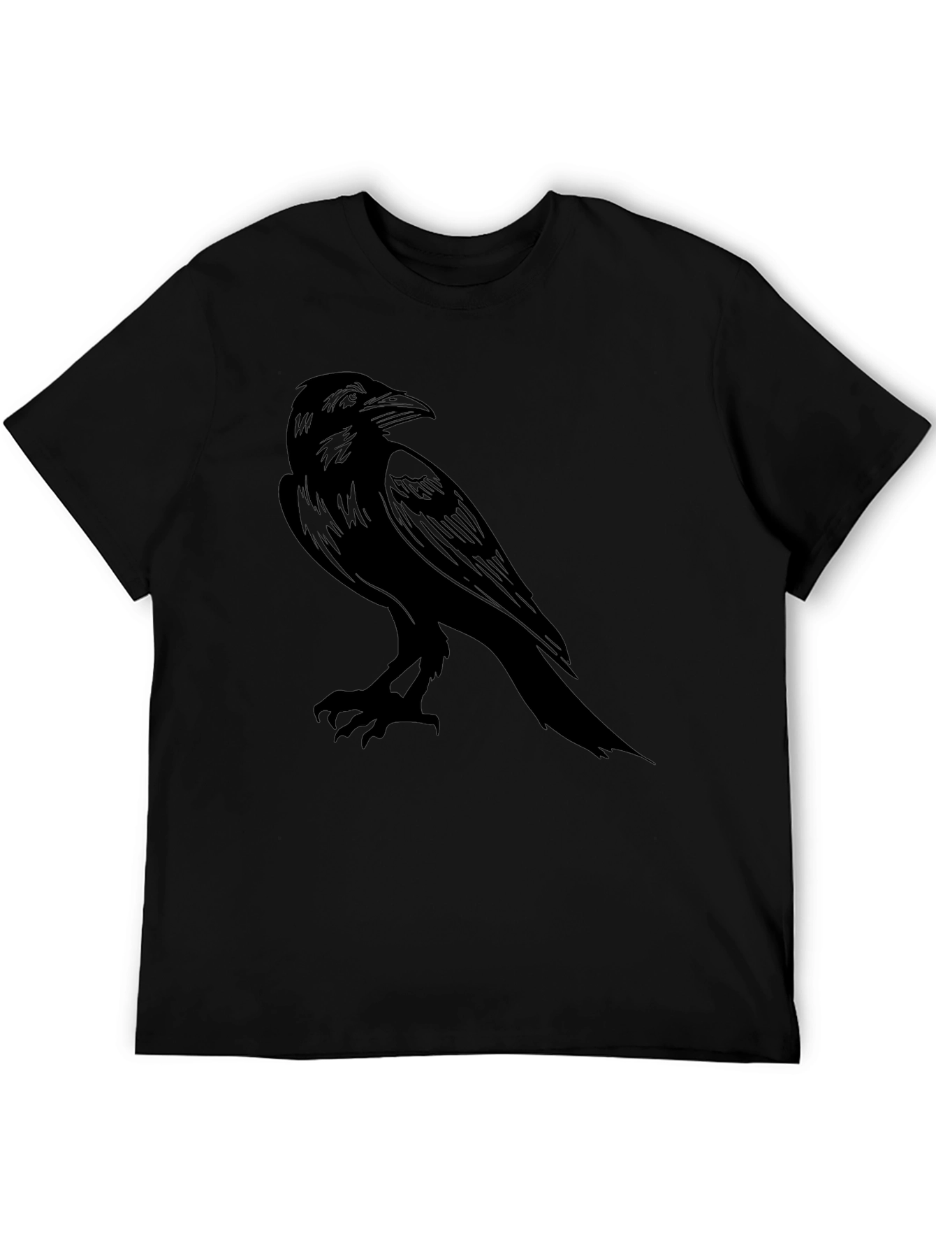 Raven Graphic Tee - Mens Black T-Shirt