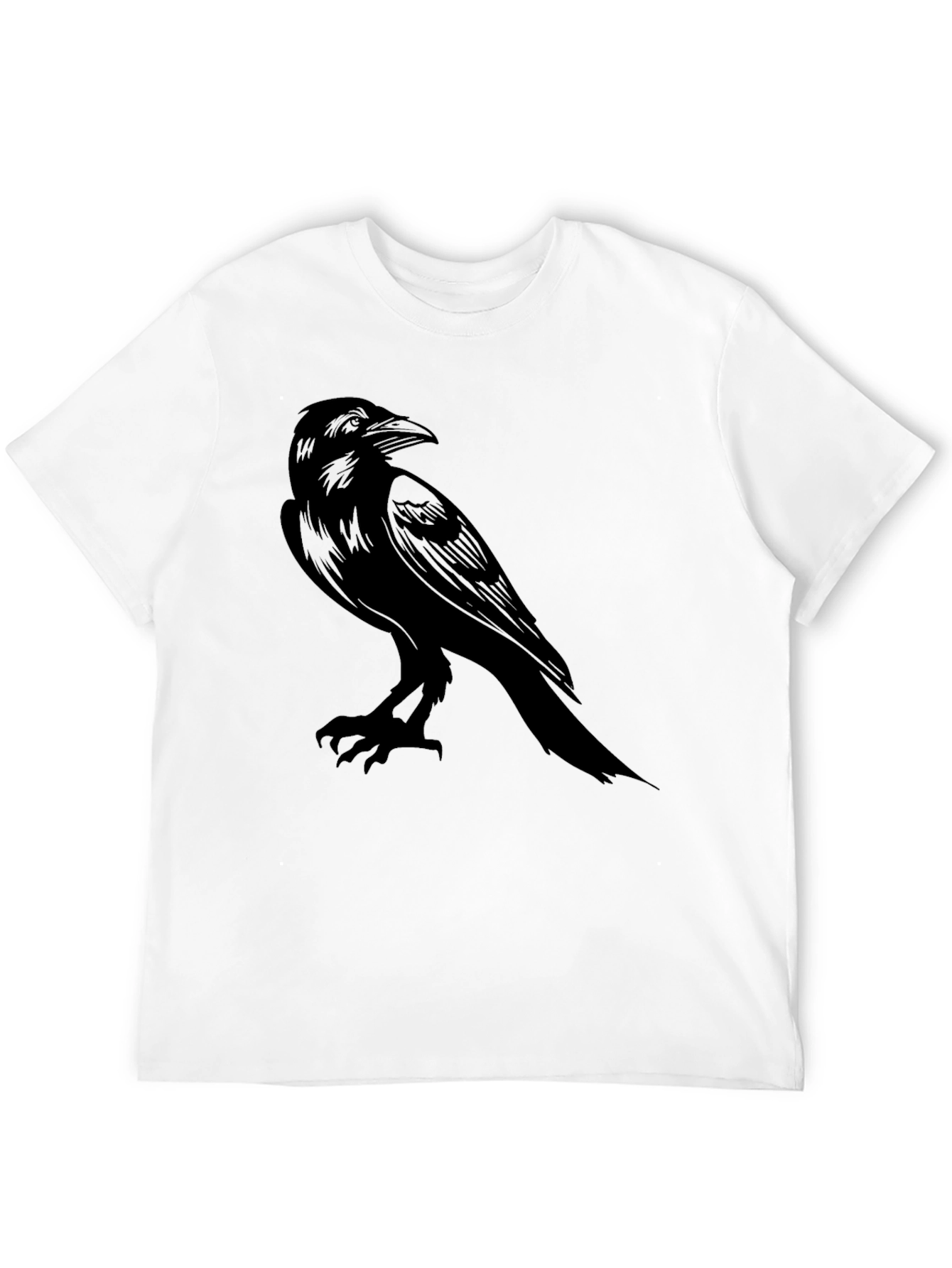 Raven Graphic Tee - Mens Black T-Shirt