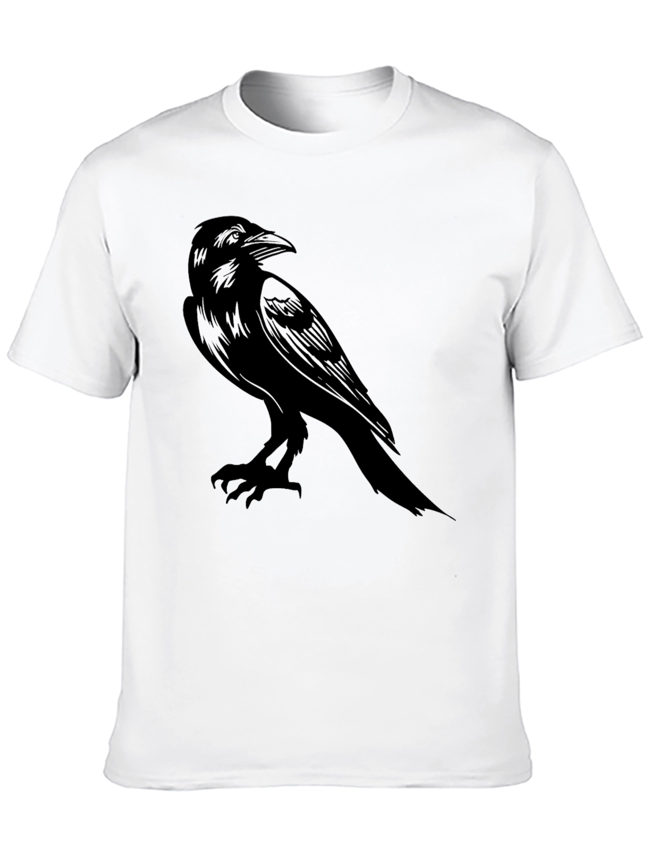 Raven Graphic Tee - Mens Black T-Shirt