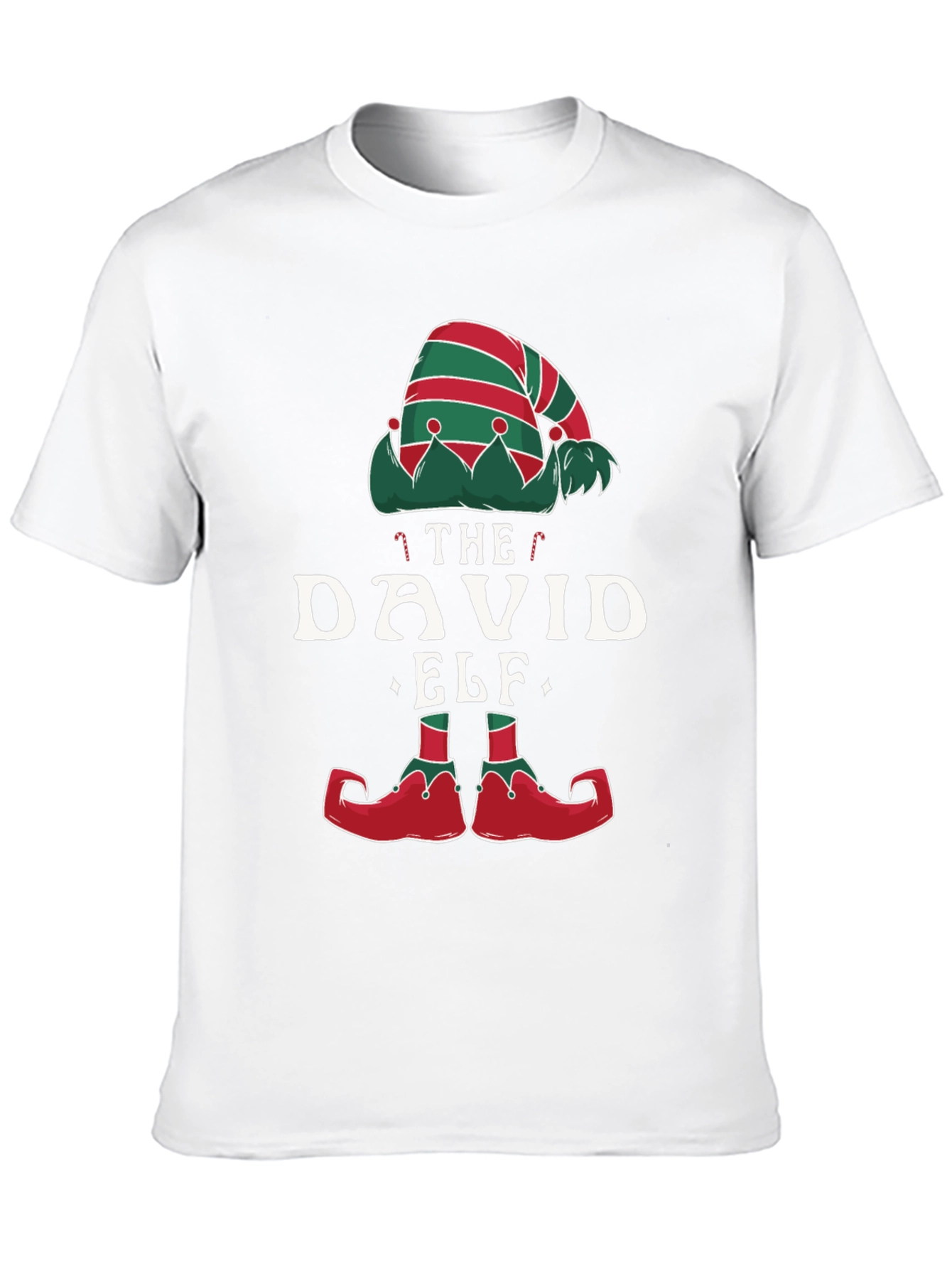 The David Elf Christmas T-Shirt - Holiday Apparel