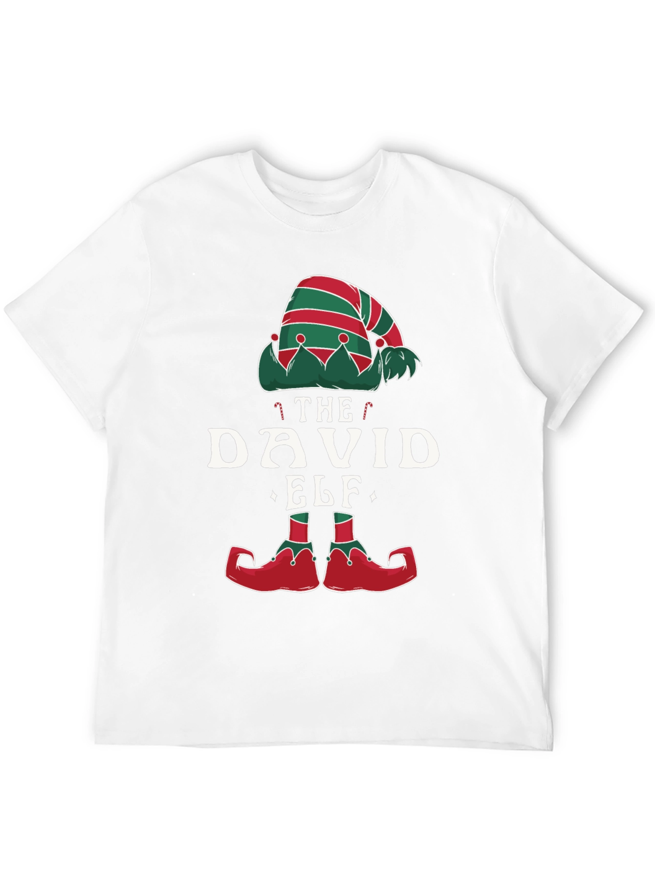 The David Elf Christmas T-Shirt - Holiday Apparel