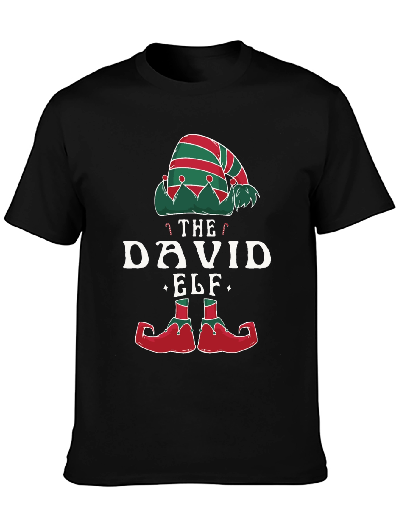 The David Elf Christmas T-Shirt - Holiday Apparel