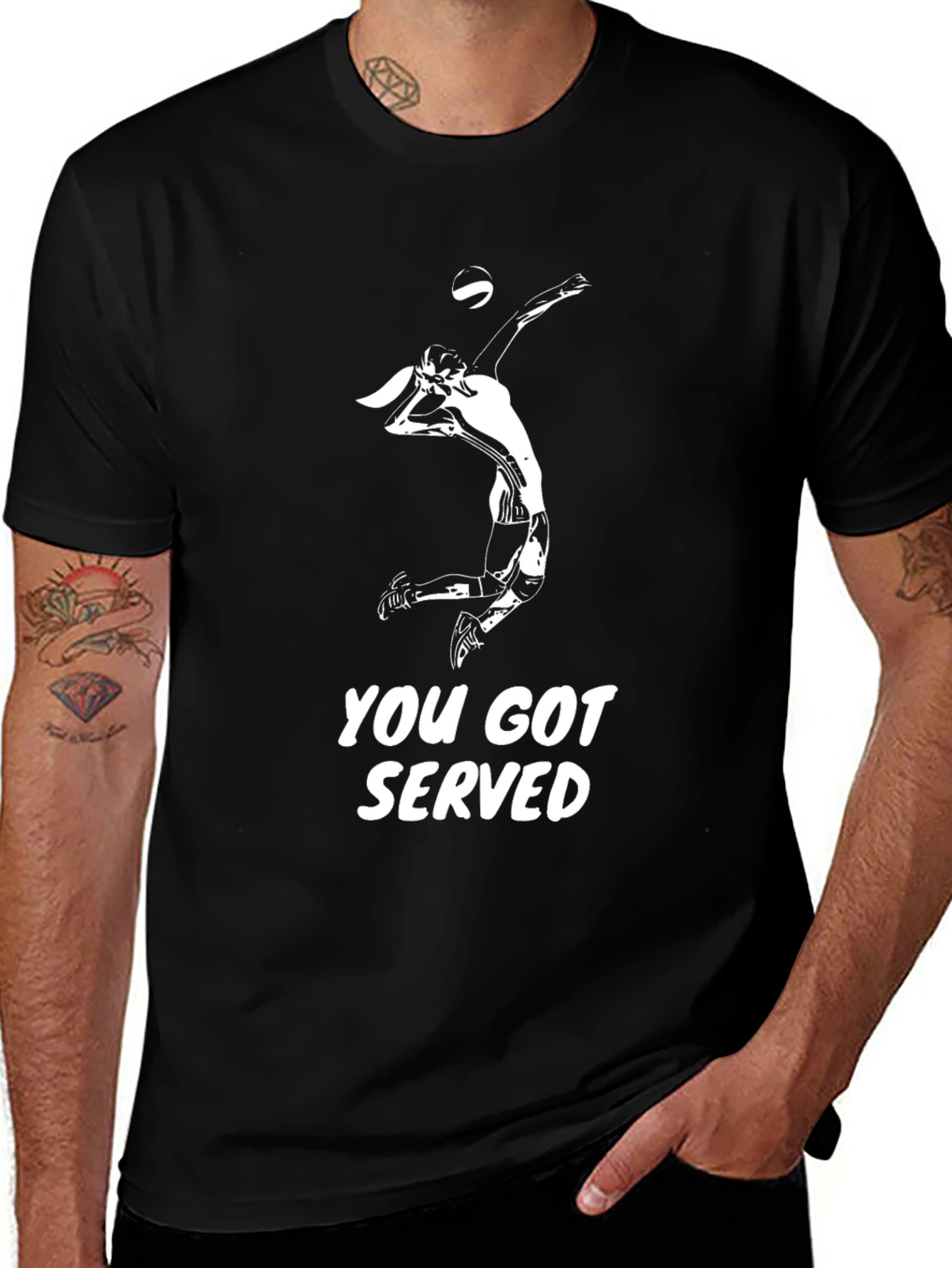 Volleyball Serve T-Shirt - You Got Served!