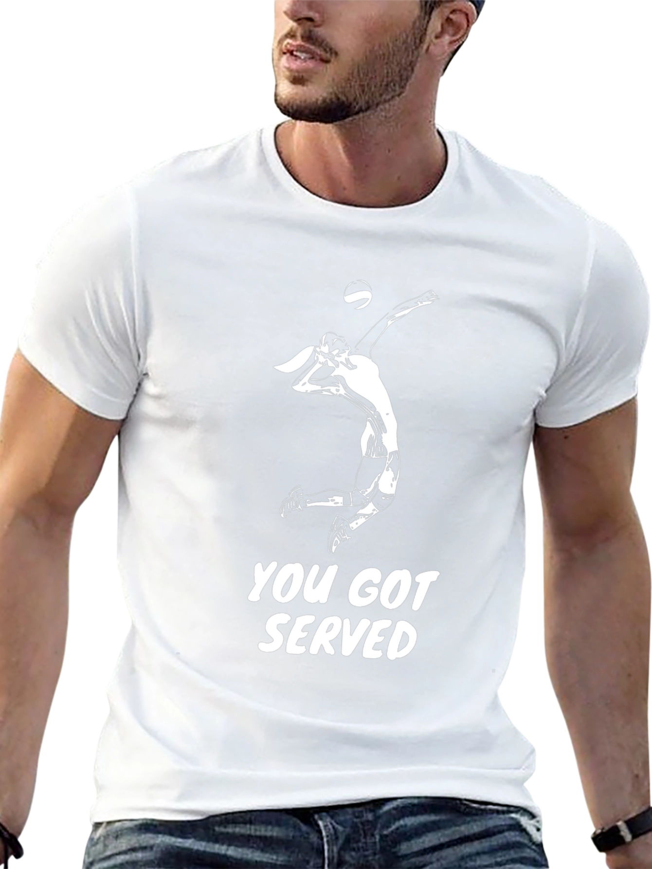 Volleyball Serve T-Shirt - You Got Served!