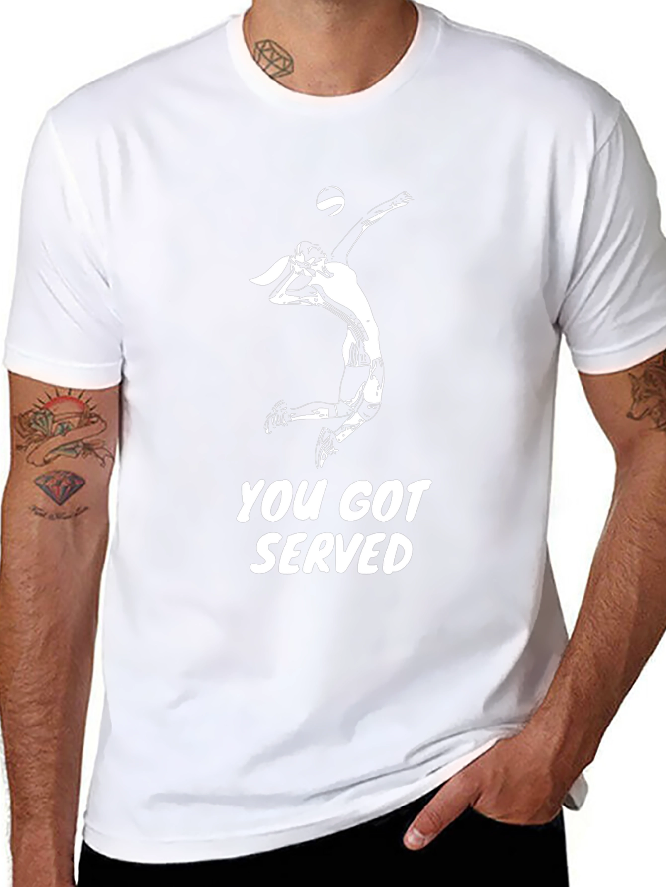 Volleyball Serve T-Shirt - You Got Served!