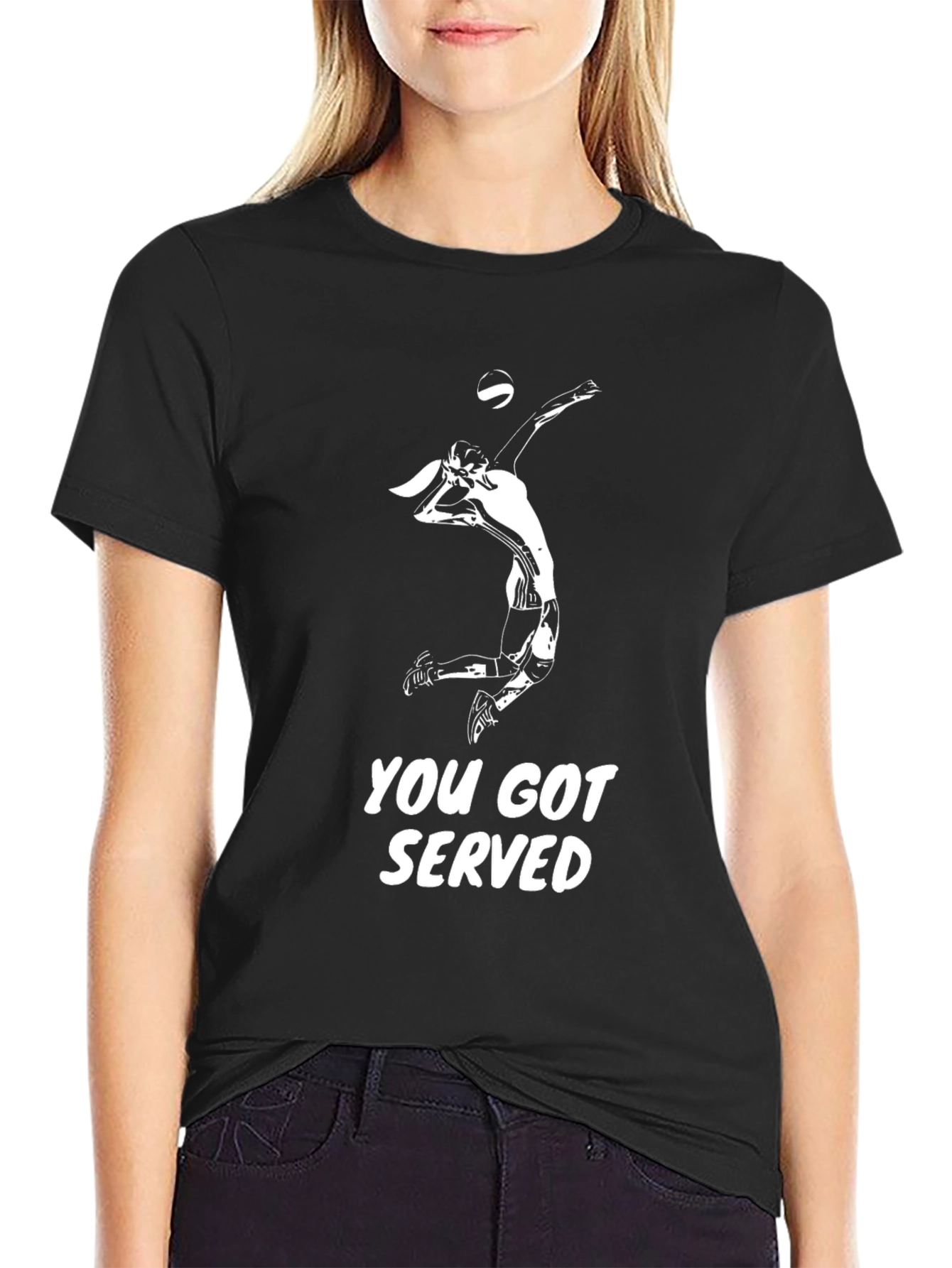 Volleyball Serve T-Shirt - You Got Served!
