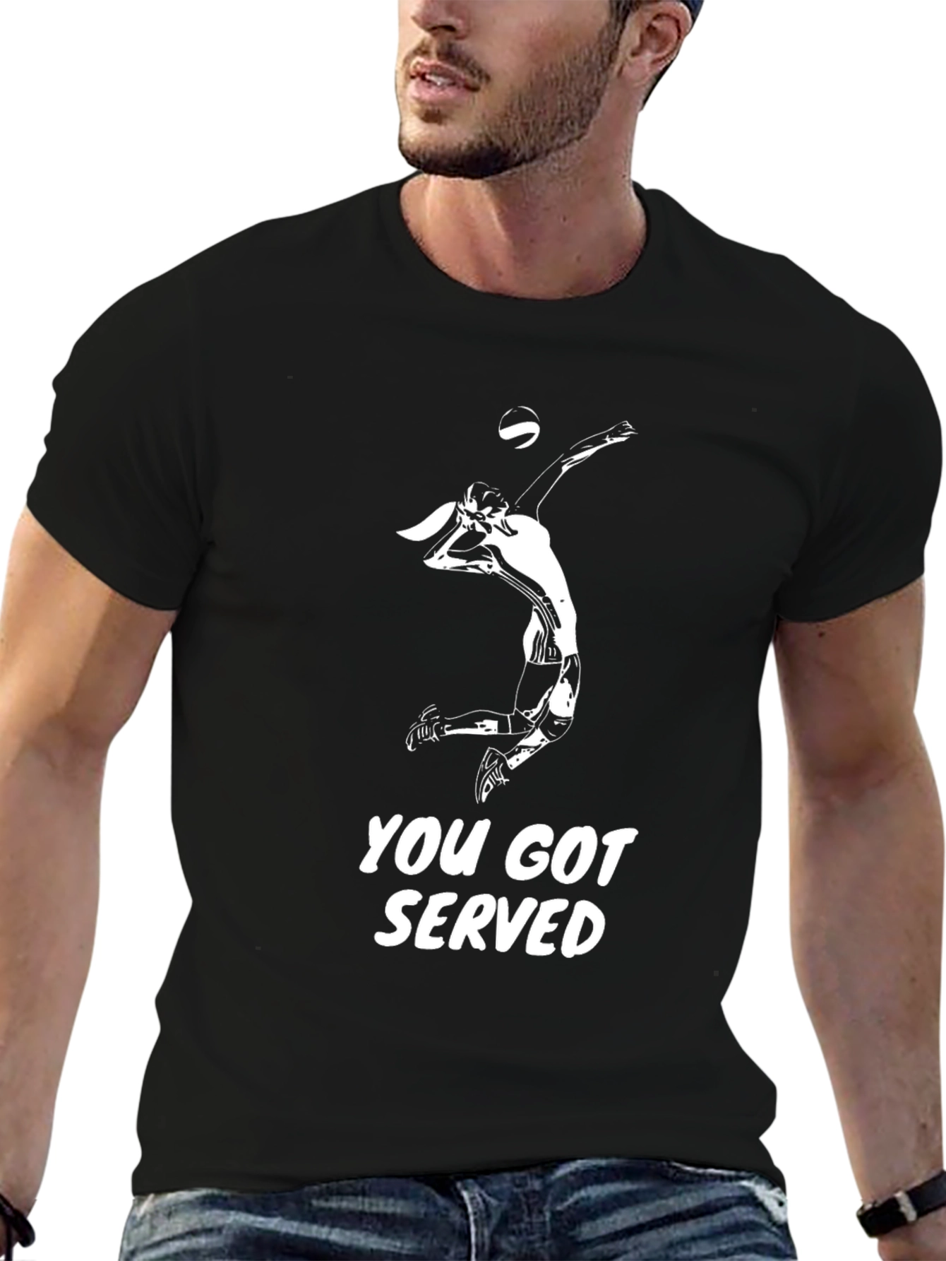 Volleyball Serve T-Shirt - You Got Served!