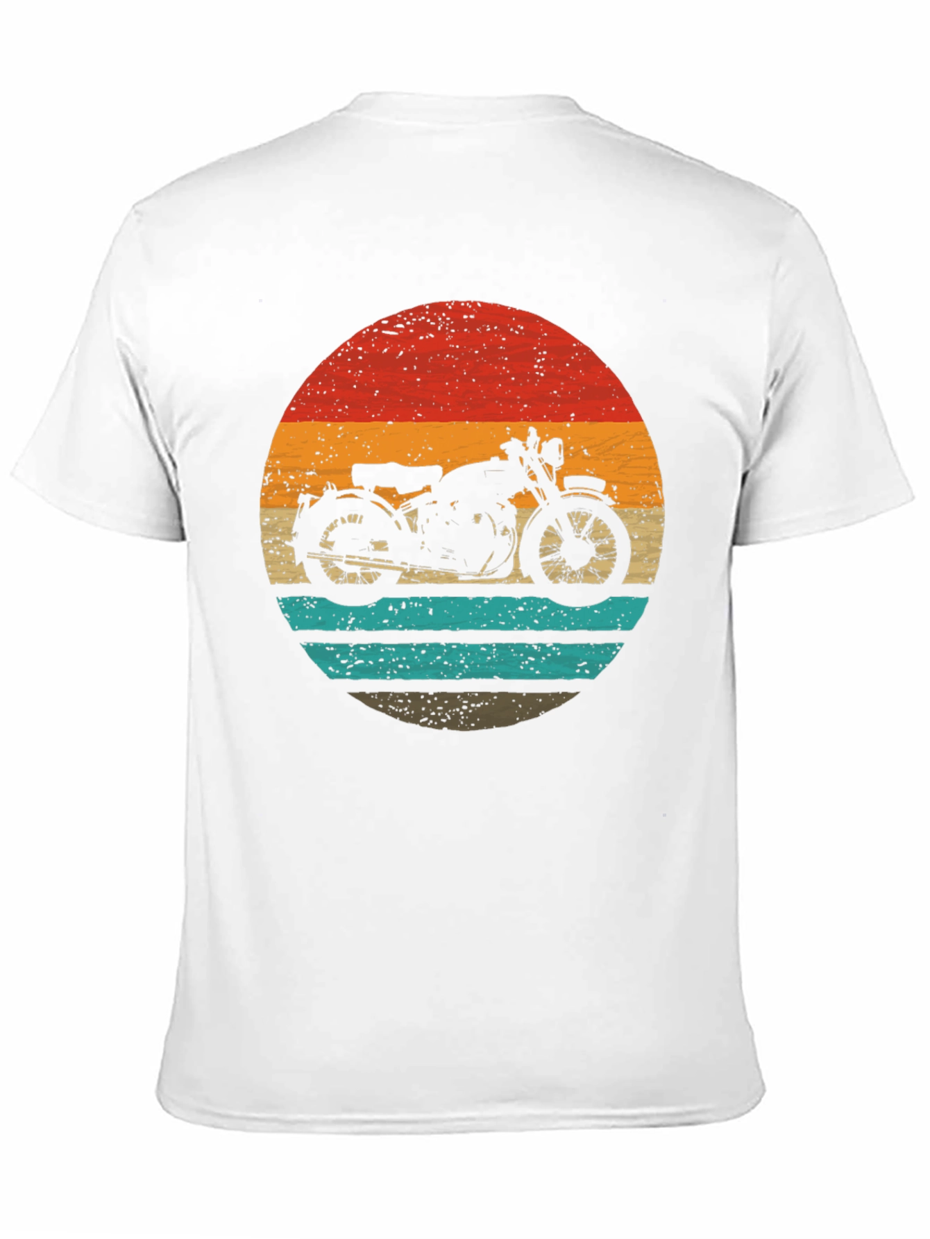 Retro Motorcycle Graphic Tee - Classic Style