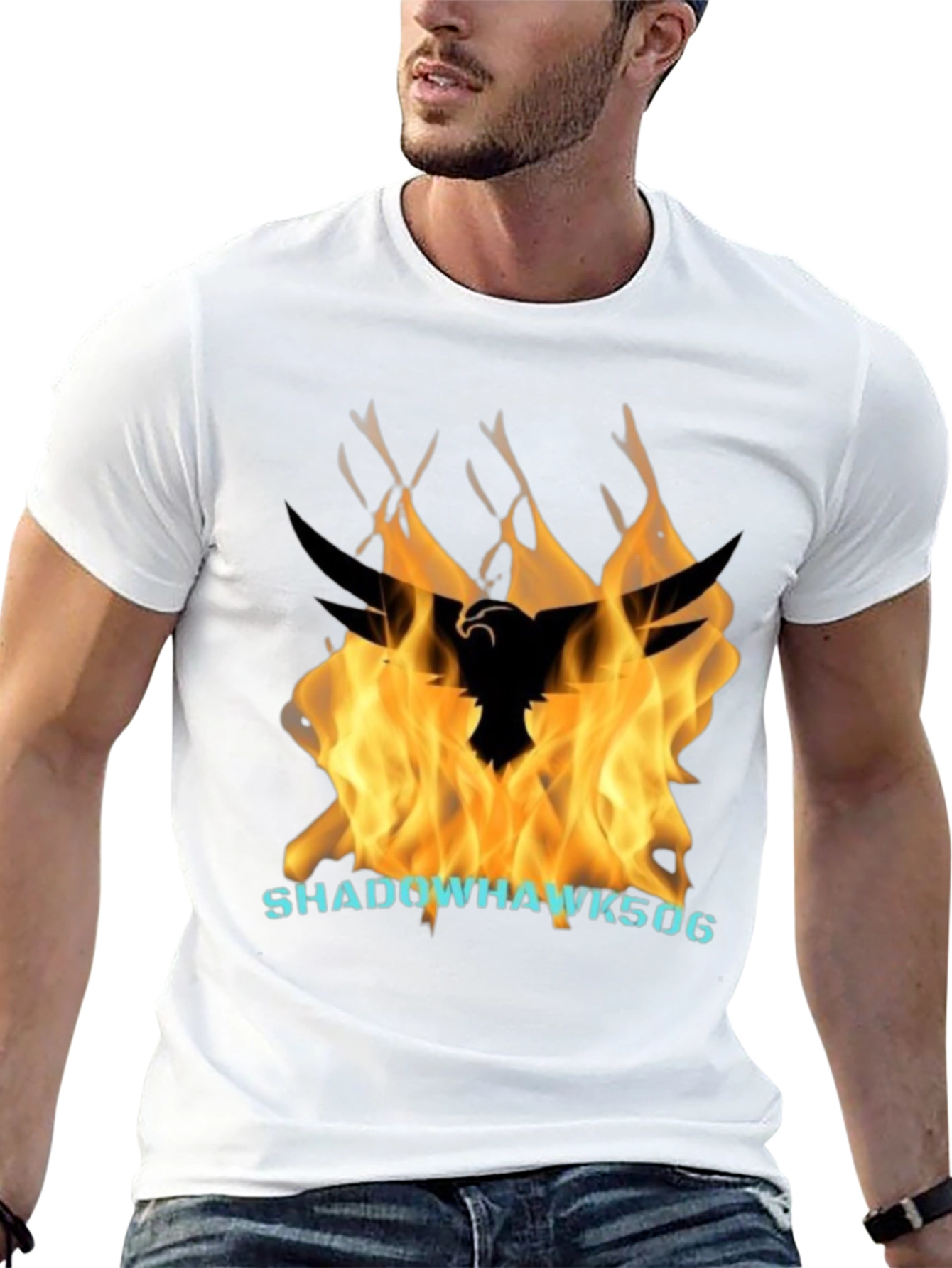 Fiery Shadowhawk Graphic Tee