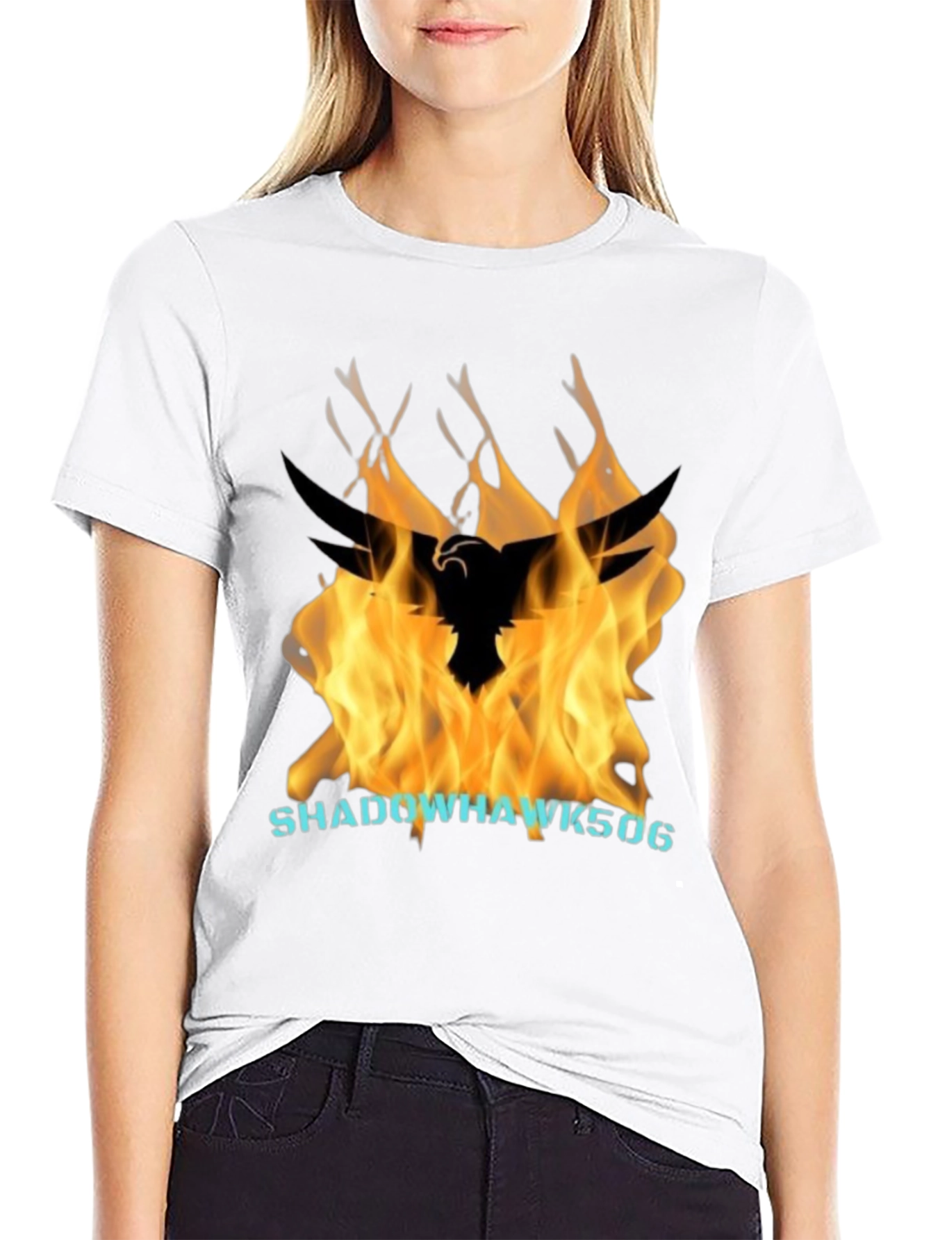 Fiery Shadowhawk Graphic Tee