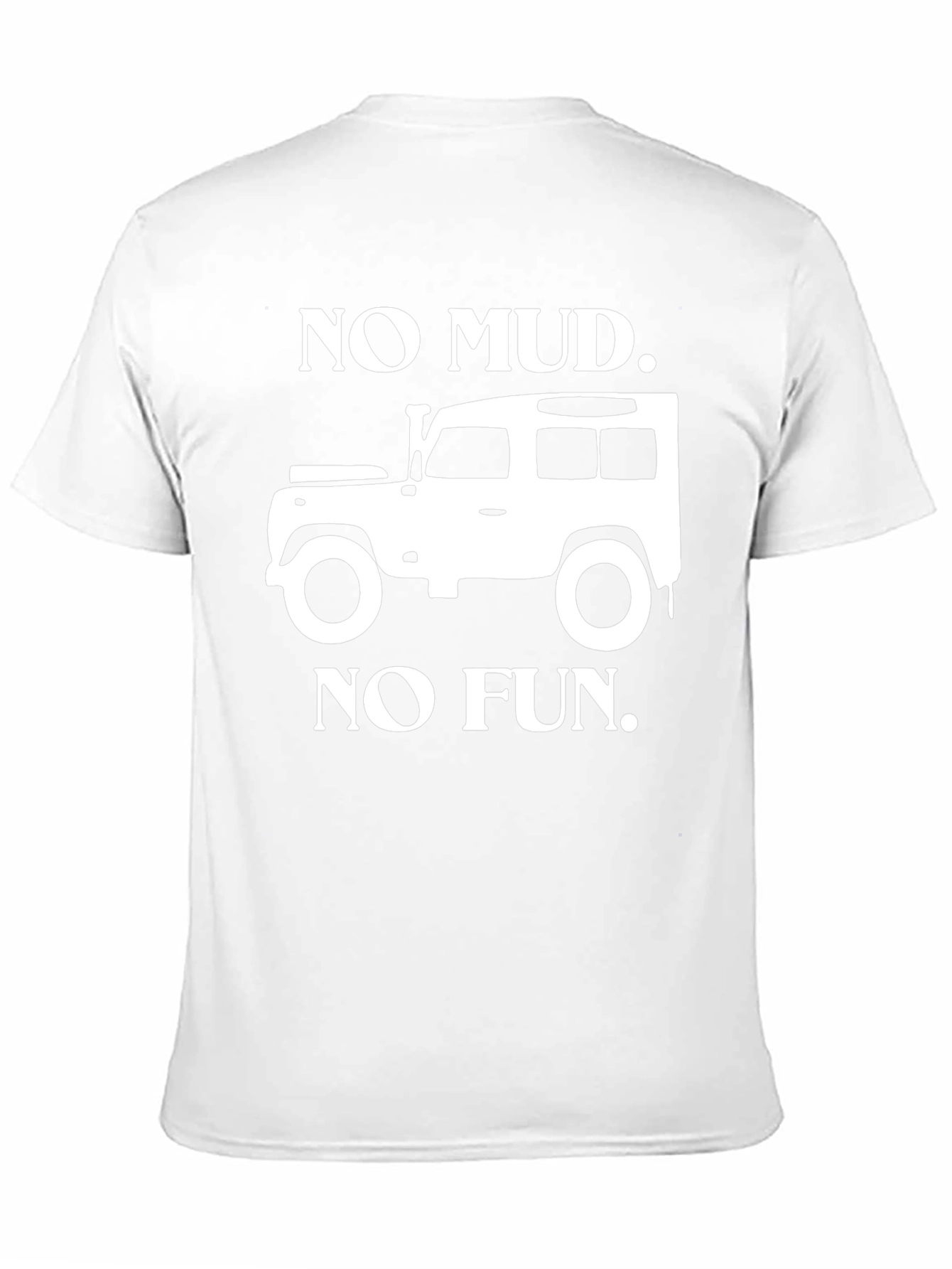 No Mud No Fun Black T-Shirt