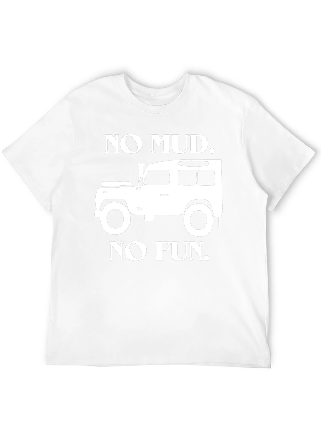 No Mud No Fun Black T-Shirt