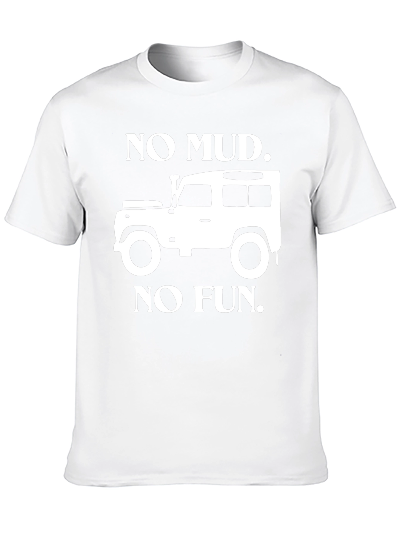 No Mud No Fun Black T-Shirt