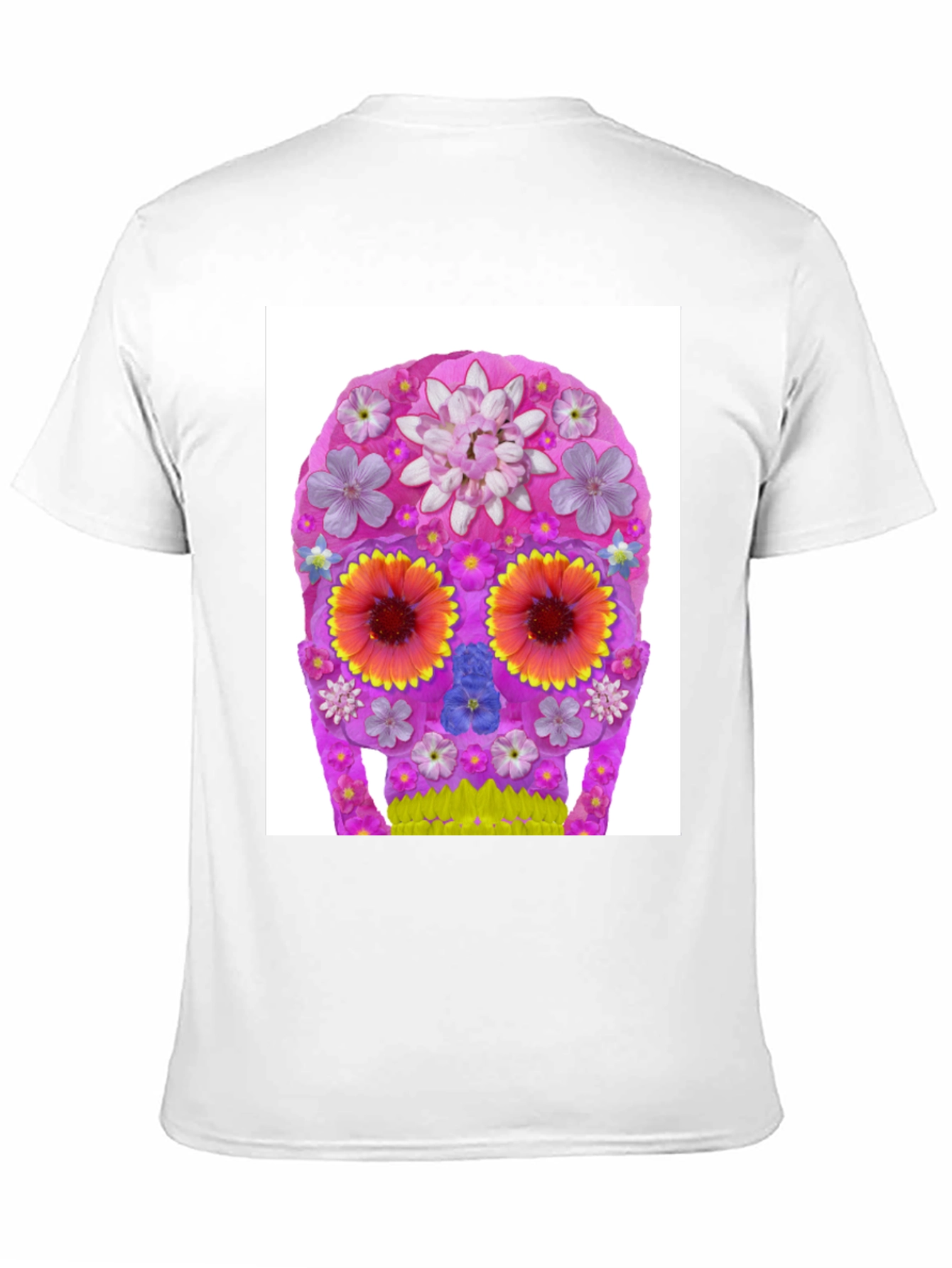Floral Sugar Skull Graphic T-Shirt