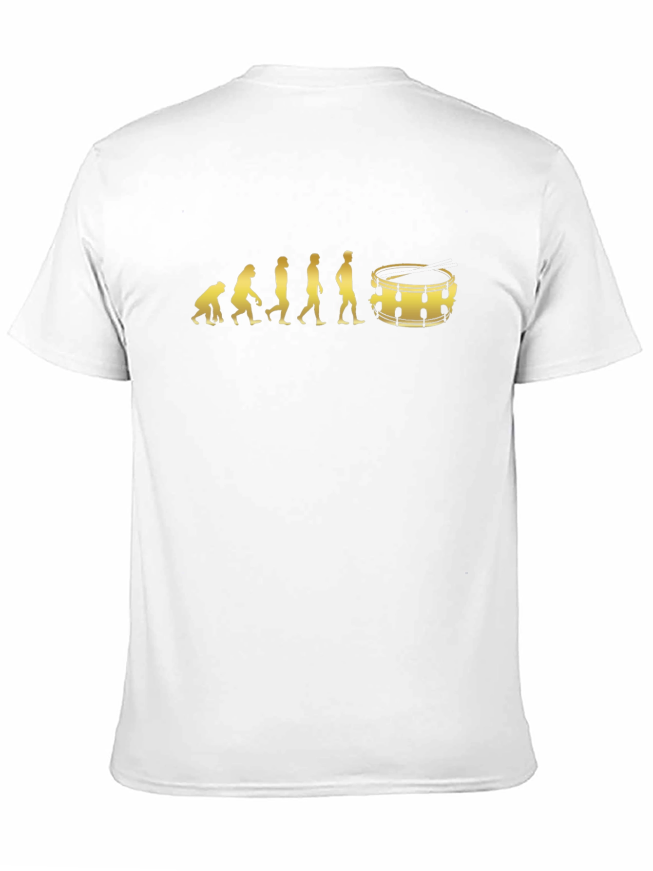 Drummer Evolution Graphic T-Shirt - Black Cotton Tee
