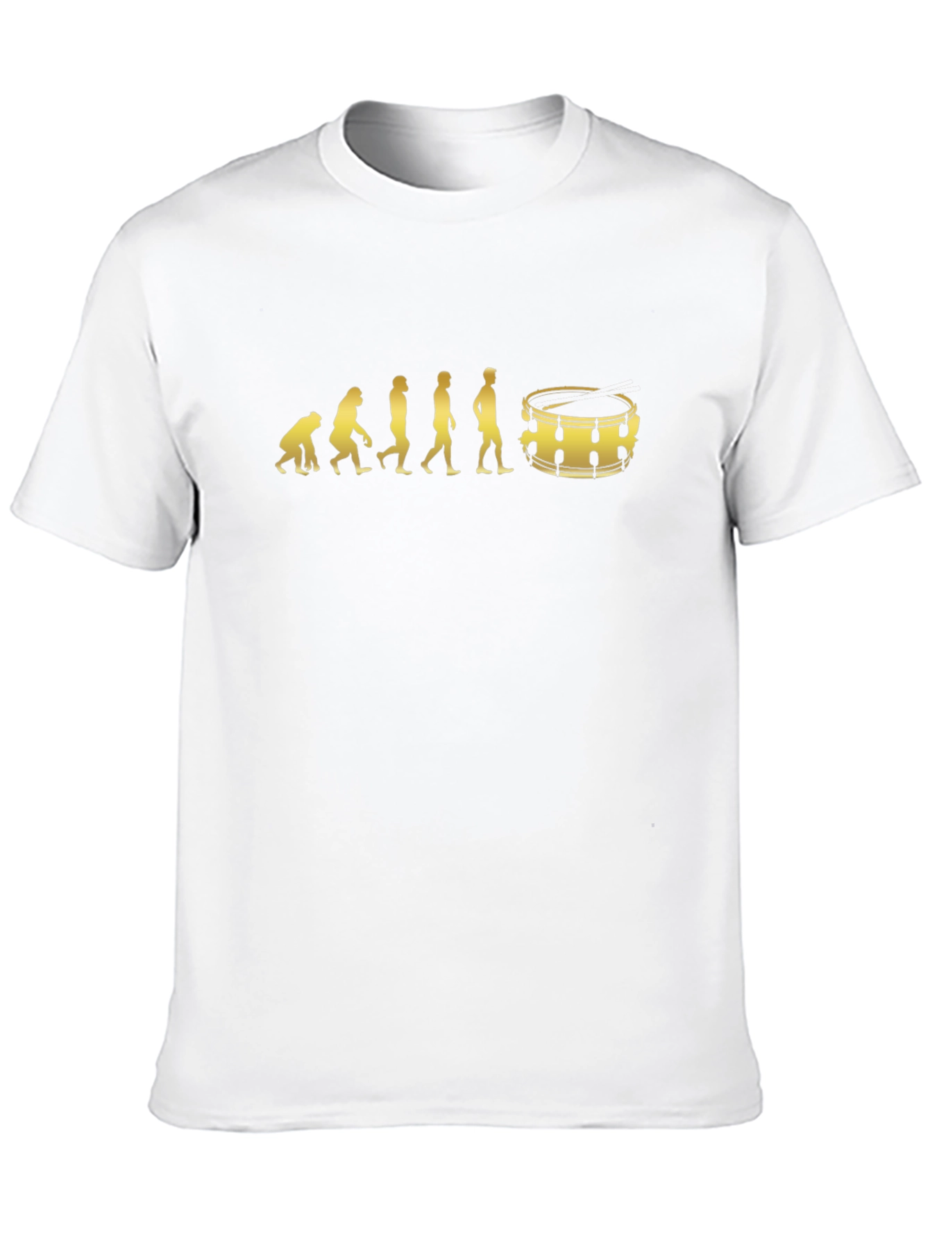 Drummer Evolution Graphic T-Shirt - Black Cotton Tee