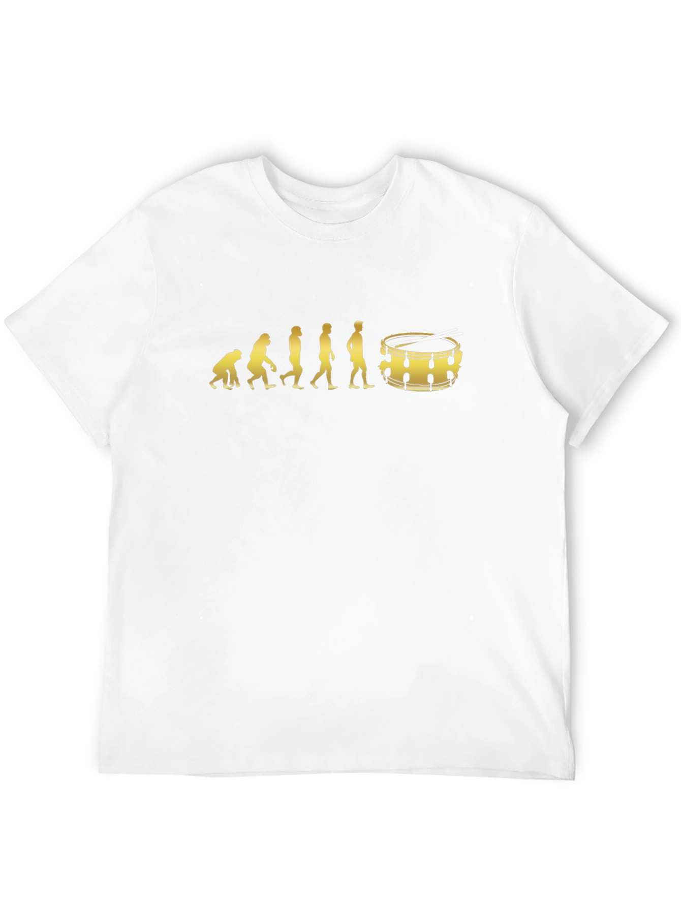 Drummer Evolution Graphic T-Shirt - Black Cotton Tee