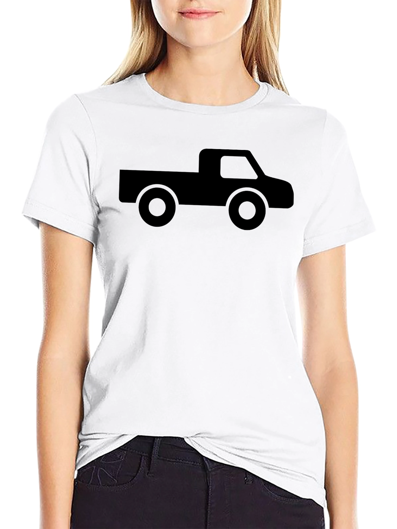 Black Truck Graphic Tee - Classic Style