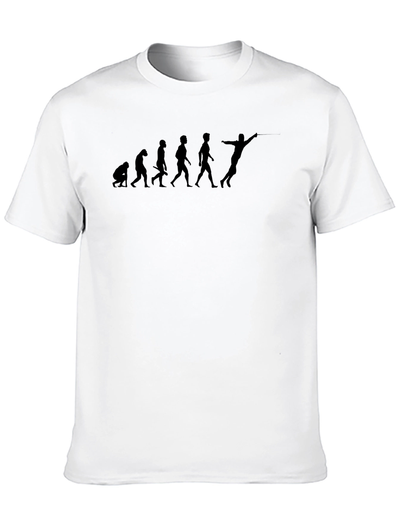 Evolution of Fencing T-Shirt - Black