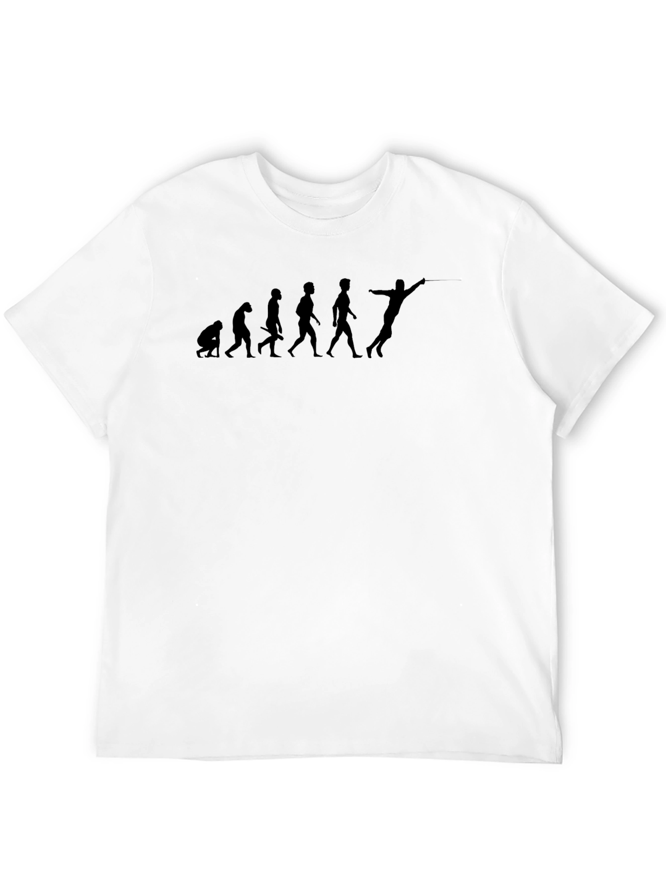 Evolution of Fencing T-Shirt - Black