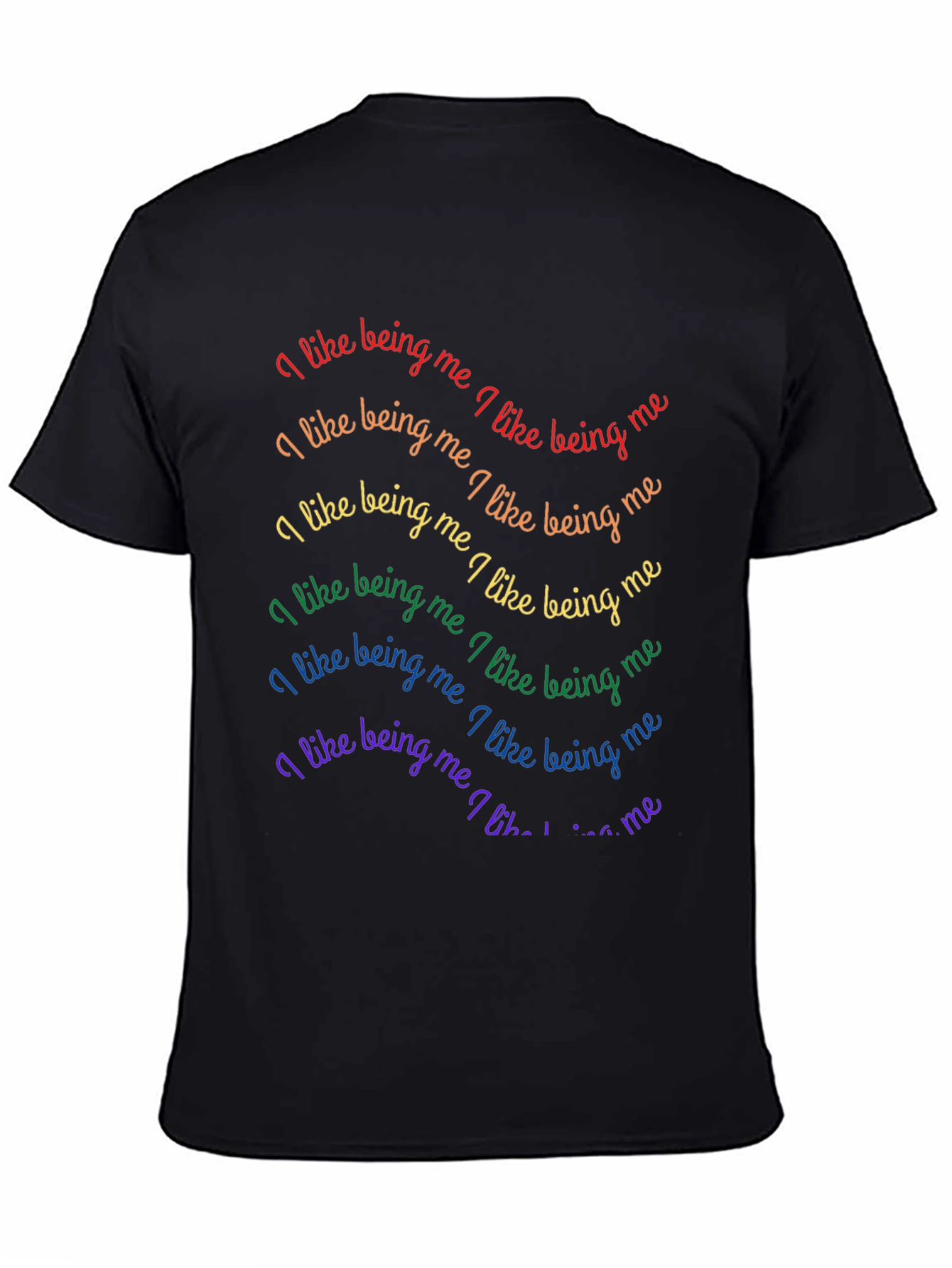 Rainbow Pride T-Shirt - I Like Being Me