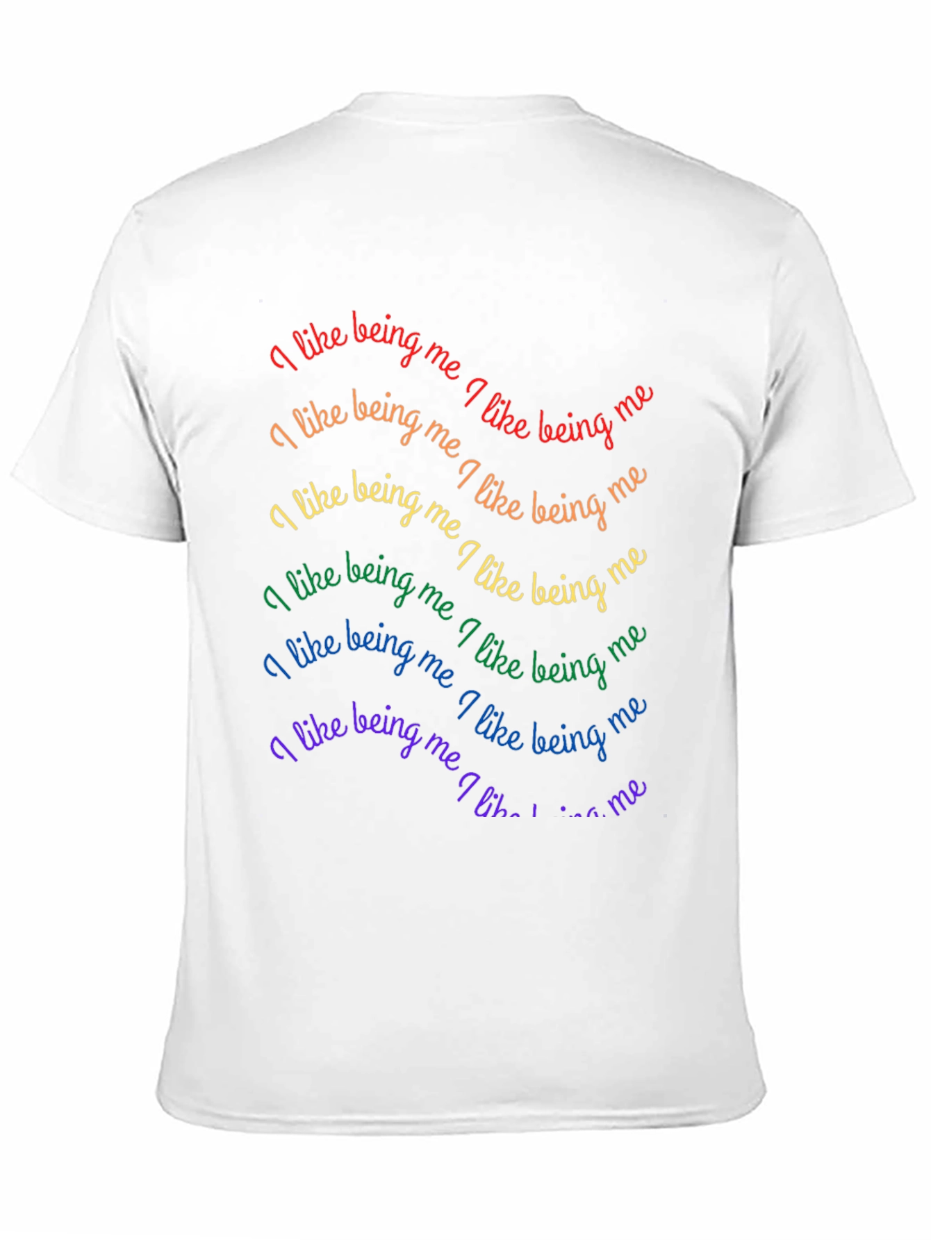Rainbow Pride T-Shirt - I Like Being Me