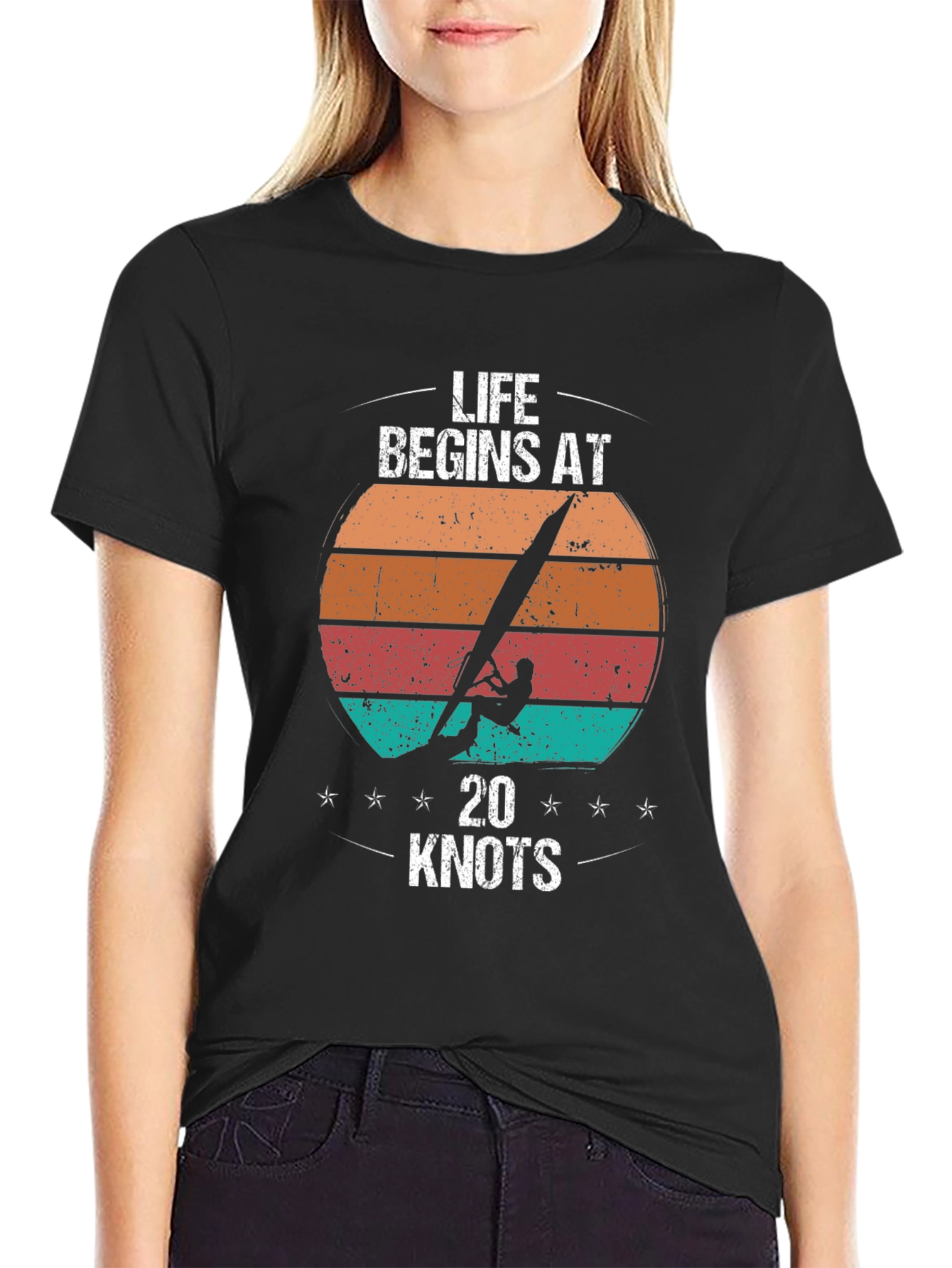 Life Begins At 20 Knots T-Shirt