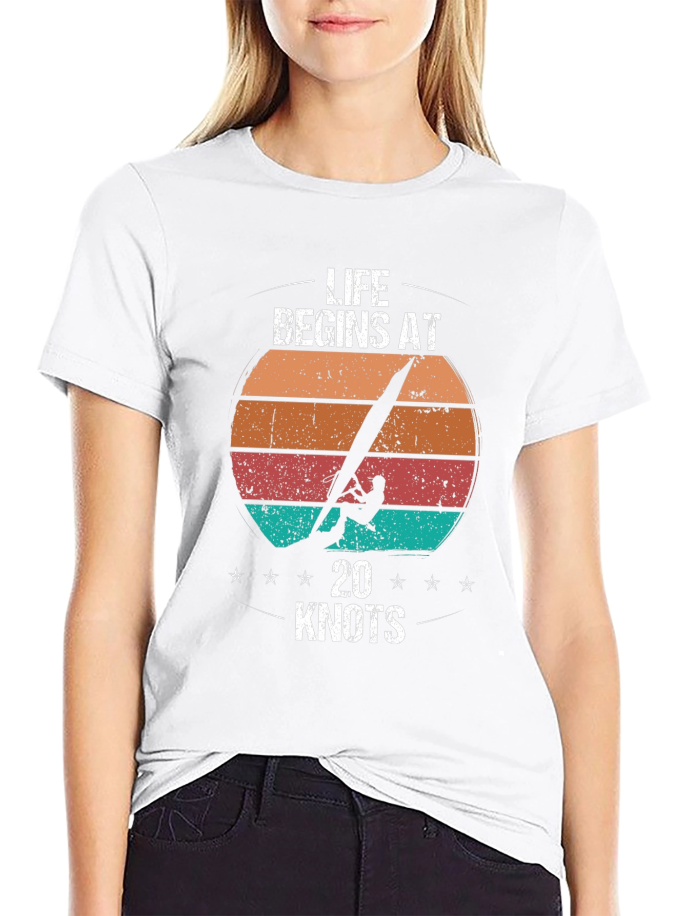 Life Begins At 20 Knots T-Shirt