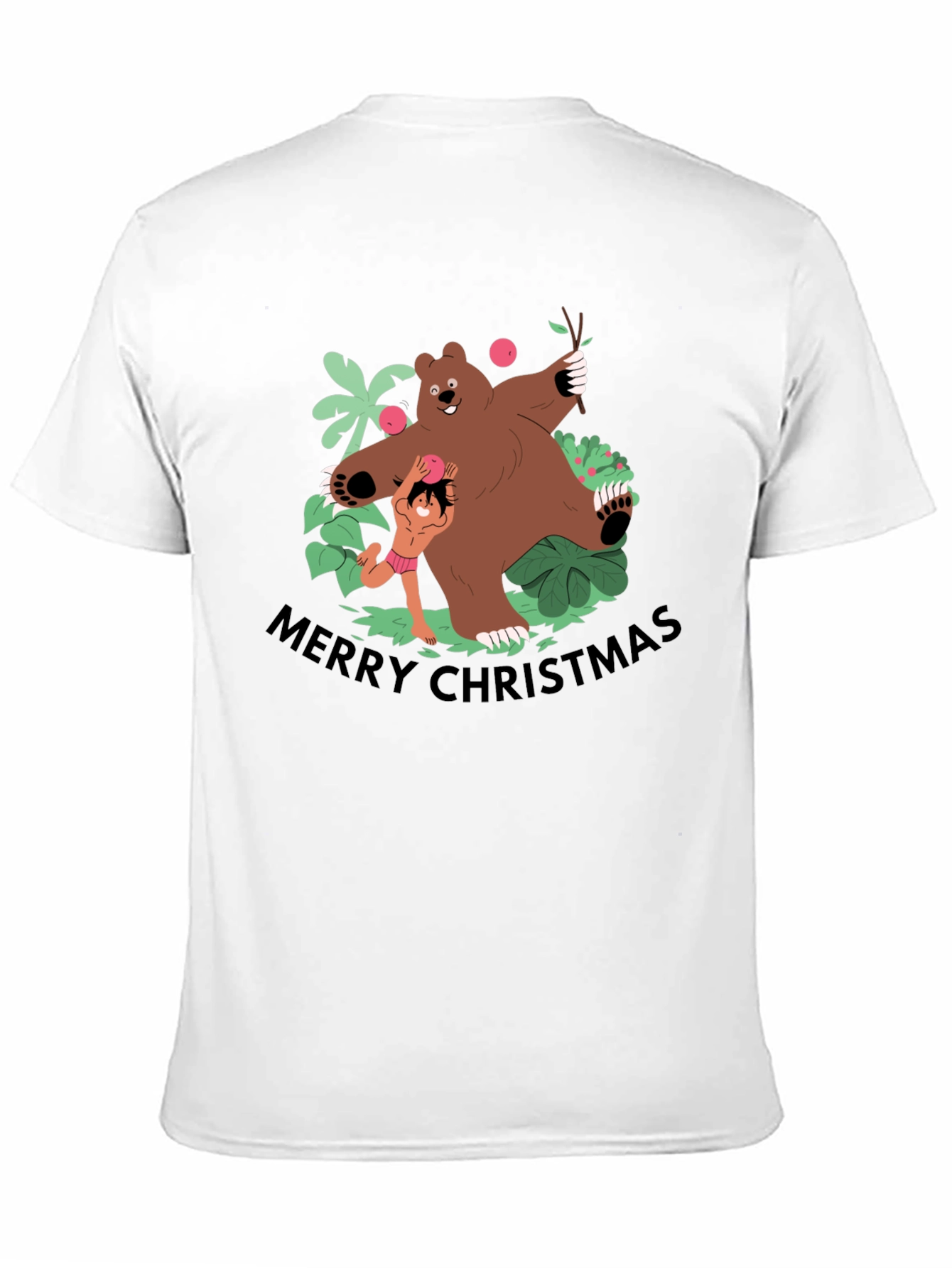 Jungle Book Merry Christmas Graphic Tee