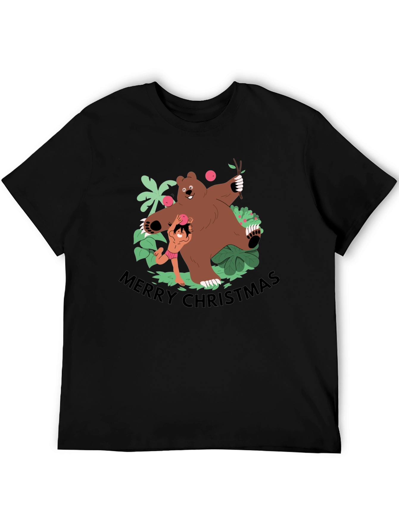 Jungle Book Merry Christmas Graphic Tee