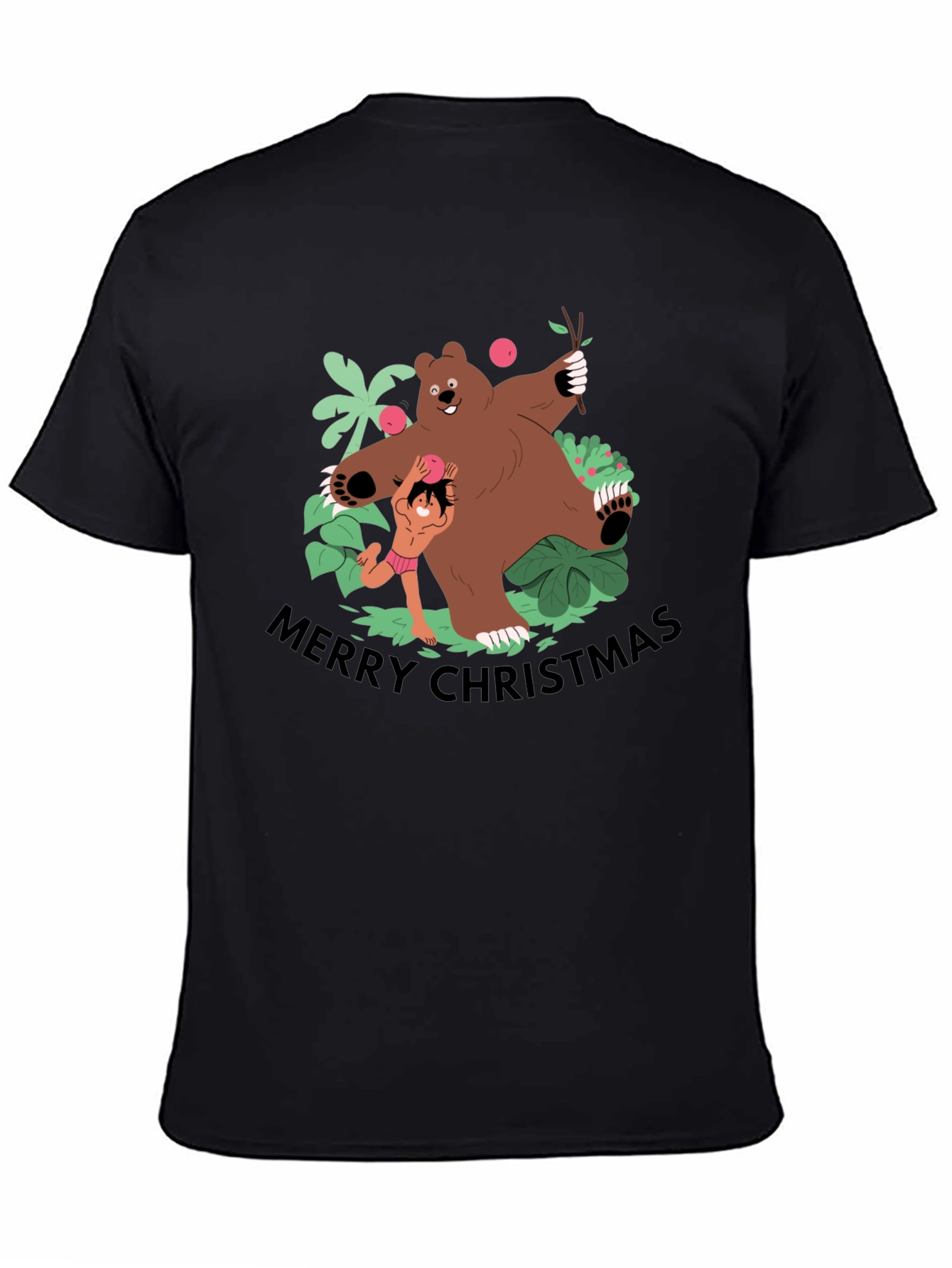 Jungle Book Merry Christmas Graphic Tee