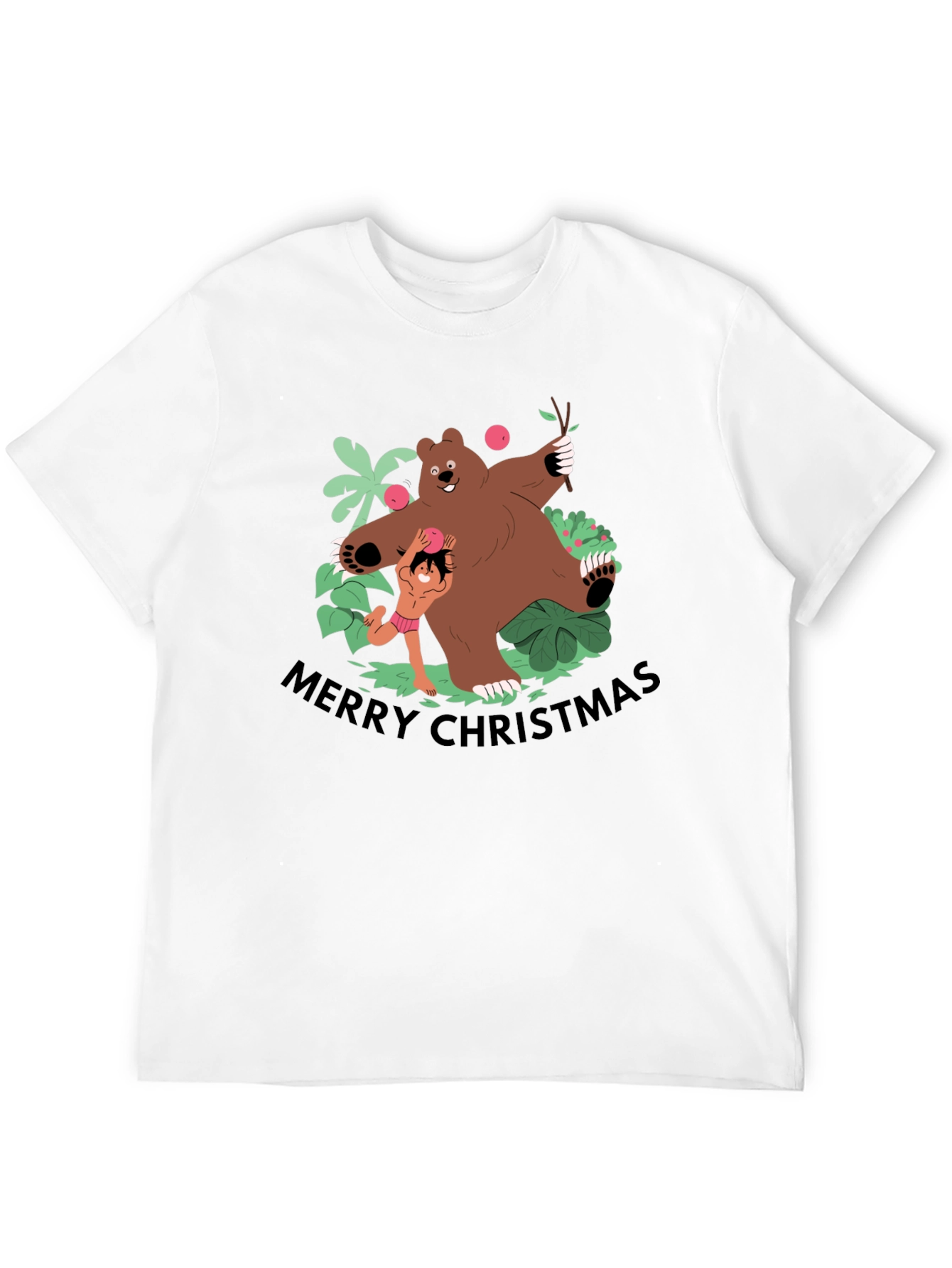 Jungle Book Merry Christmas Graphic Tee