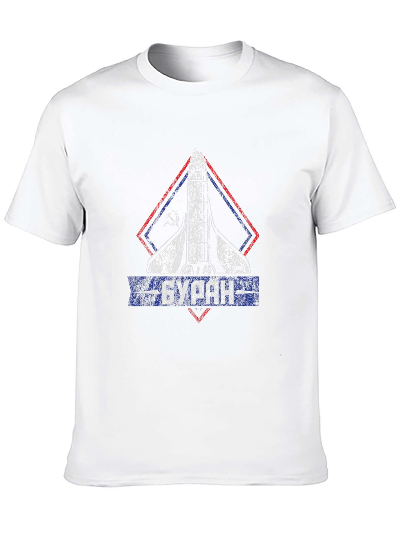 Soviet Shuttle Buran Graphic T-Shirt