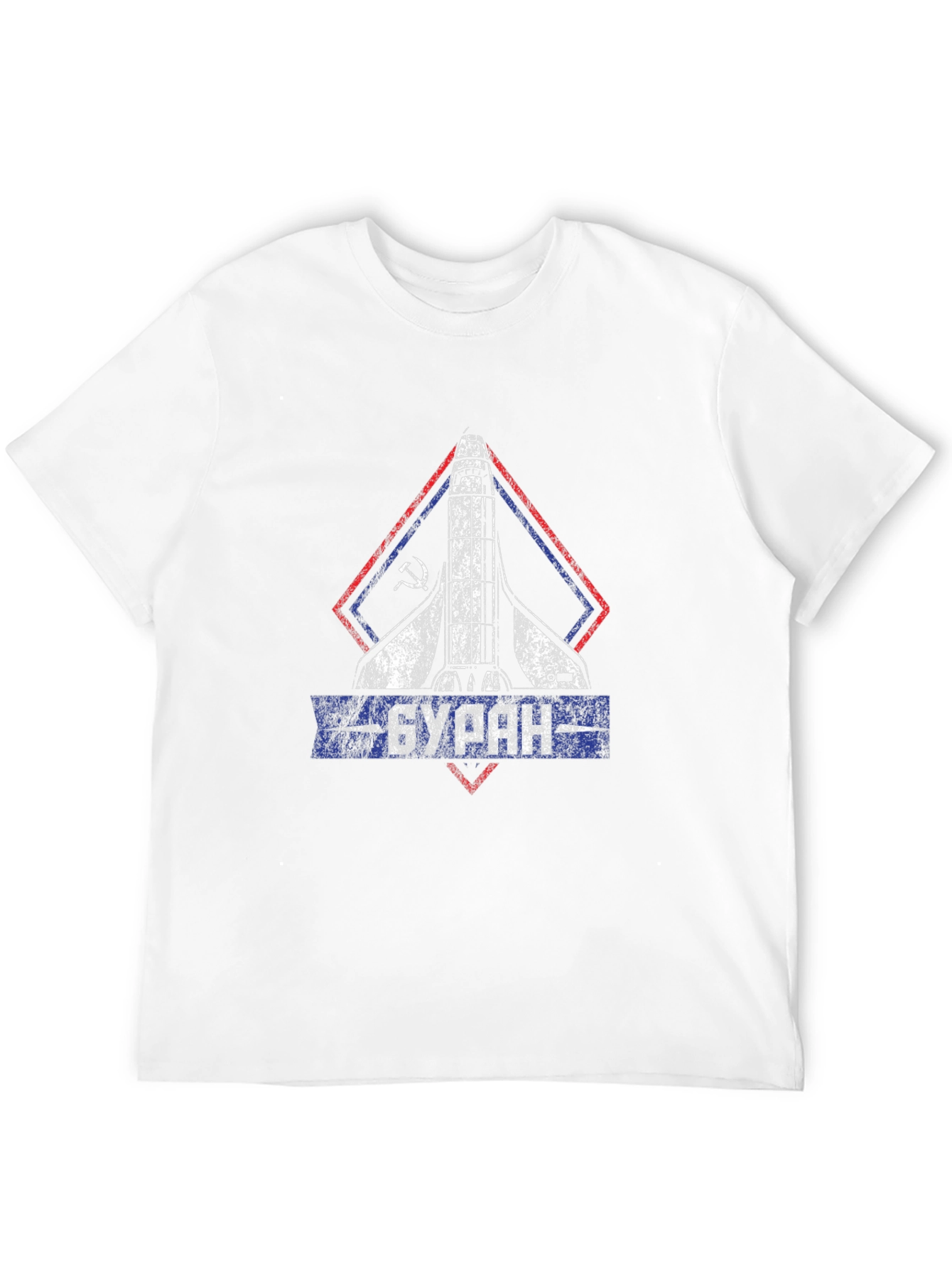 Soviet Shuttle Buran Graphic T-Shirt