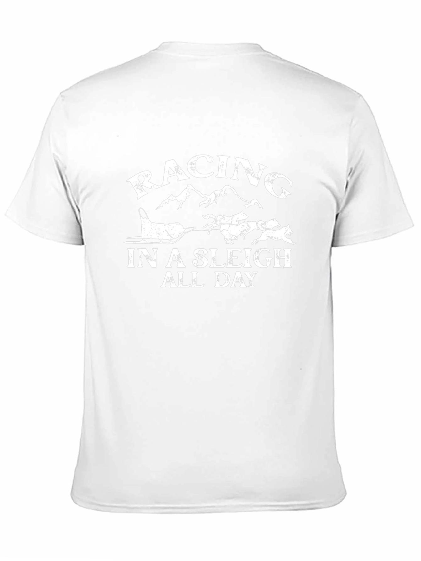 Racing in a Sleigh All Day Graphic T-Shirt