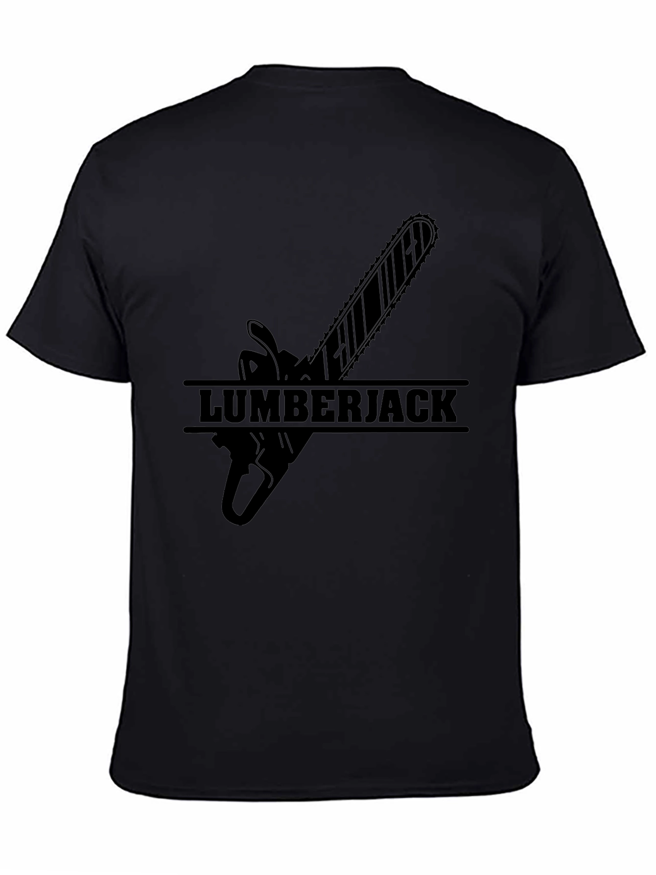 Lumberjack Chainsaw Graphic T-Shirt