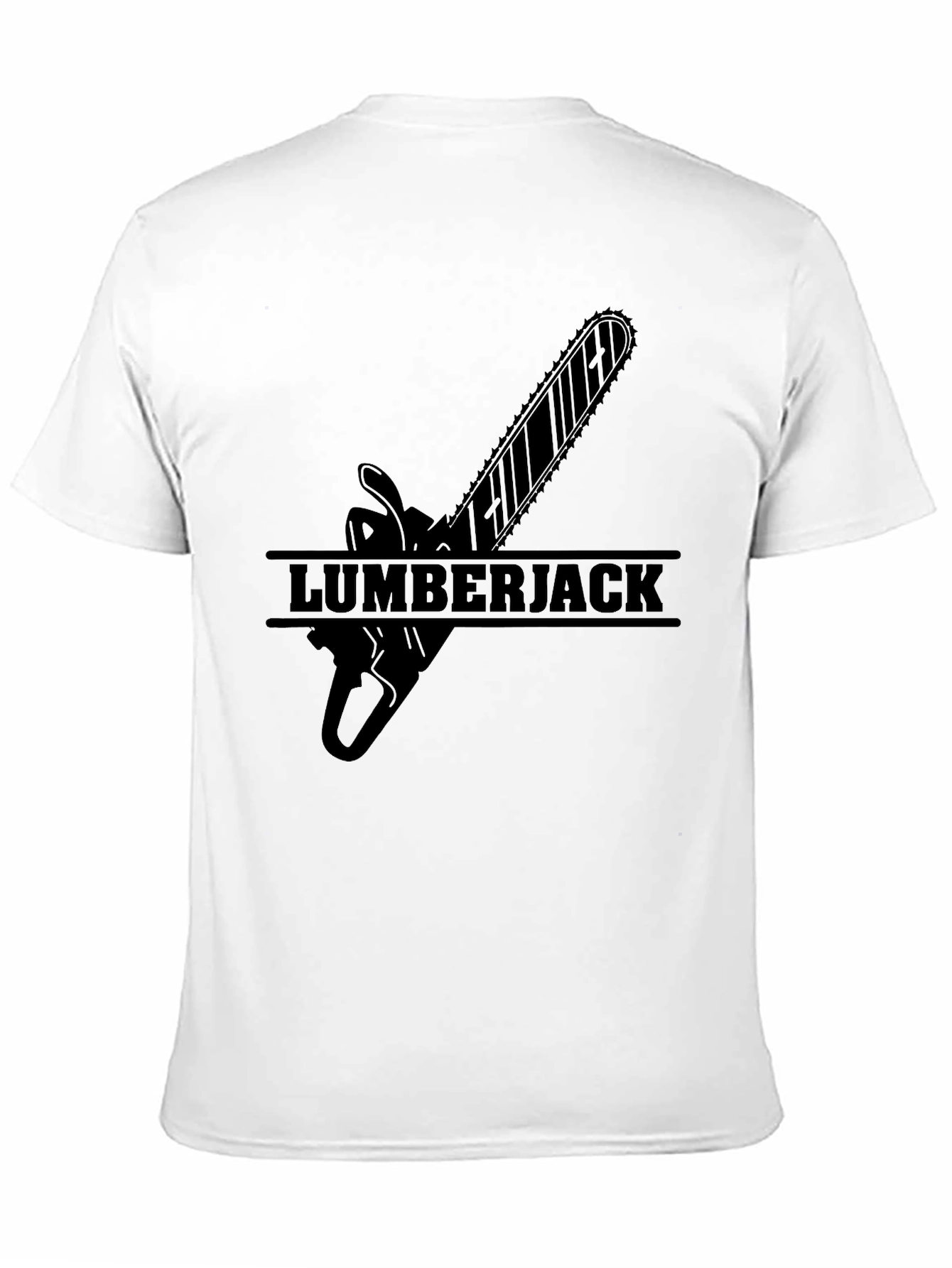 Lumberjack Chainsaw Graphic T-Shirt