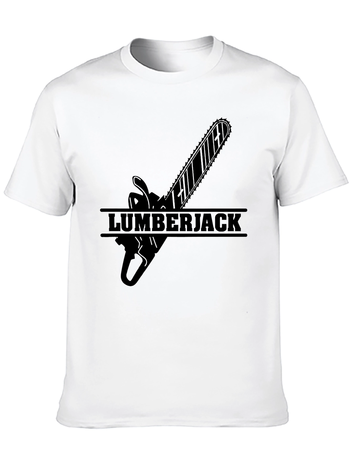 Lumberjack Chainsaw Graphic T-Shirt