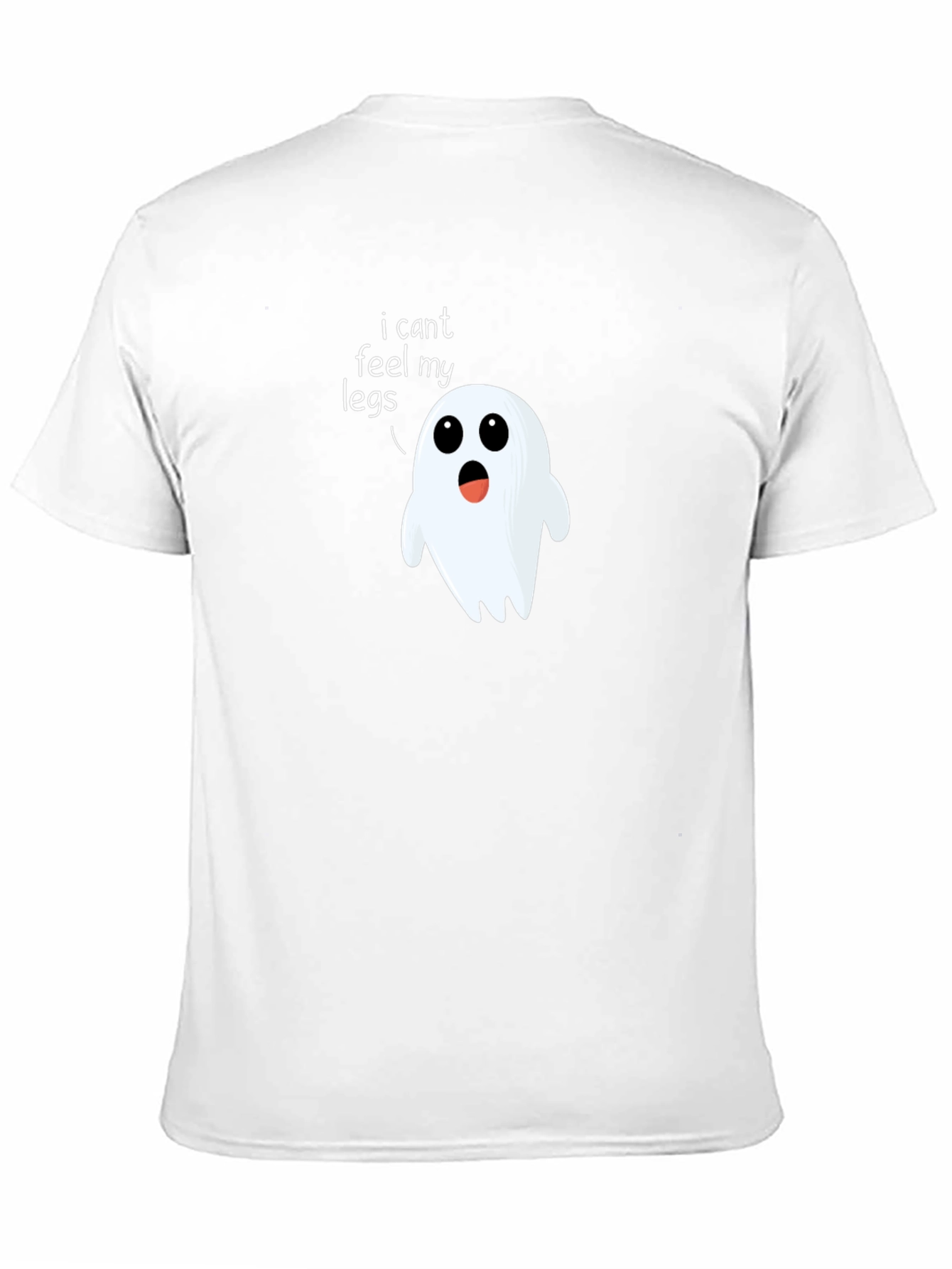 Funny Ghost Legs Graphic T-Shirt