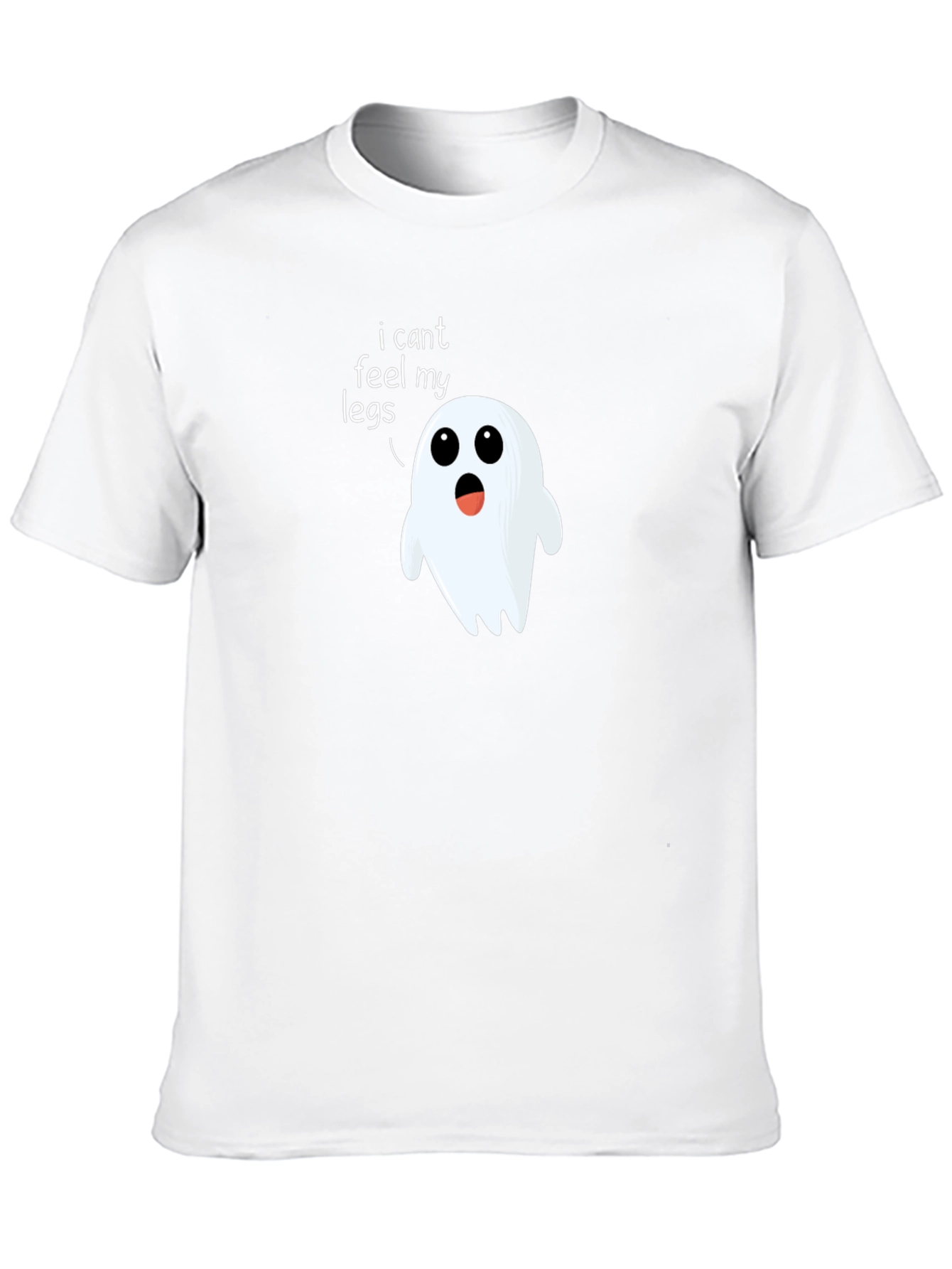 Funny Ghost Legs Graphic T-Shirt